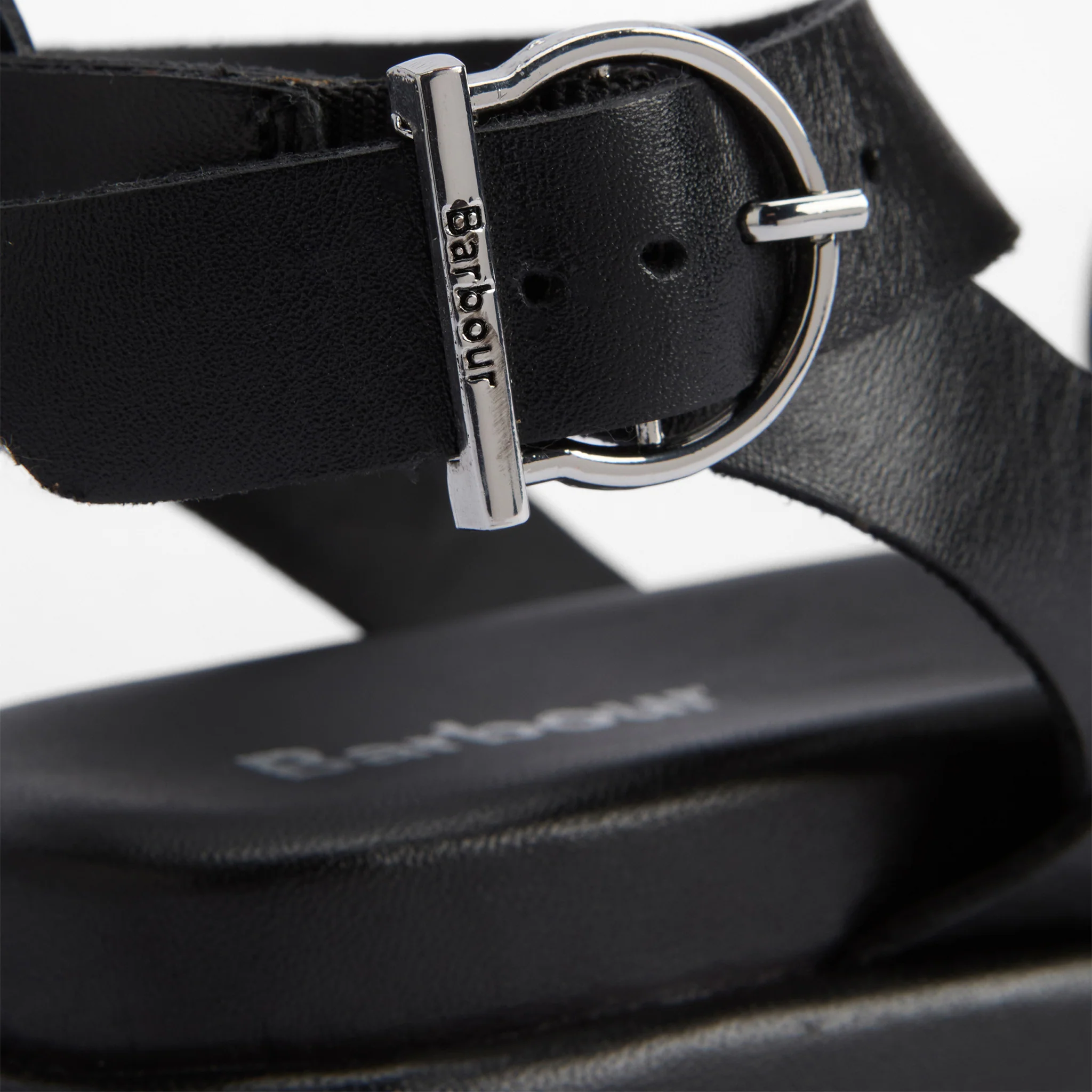 Womens Barbour Black Ivy Sandals - Image 4