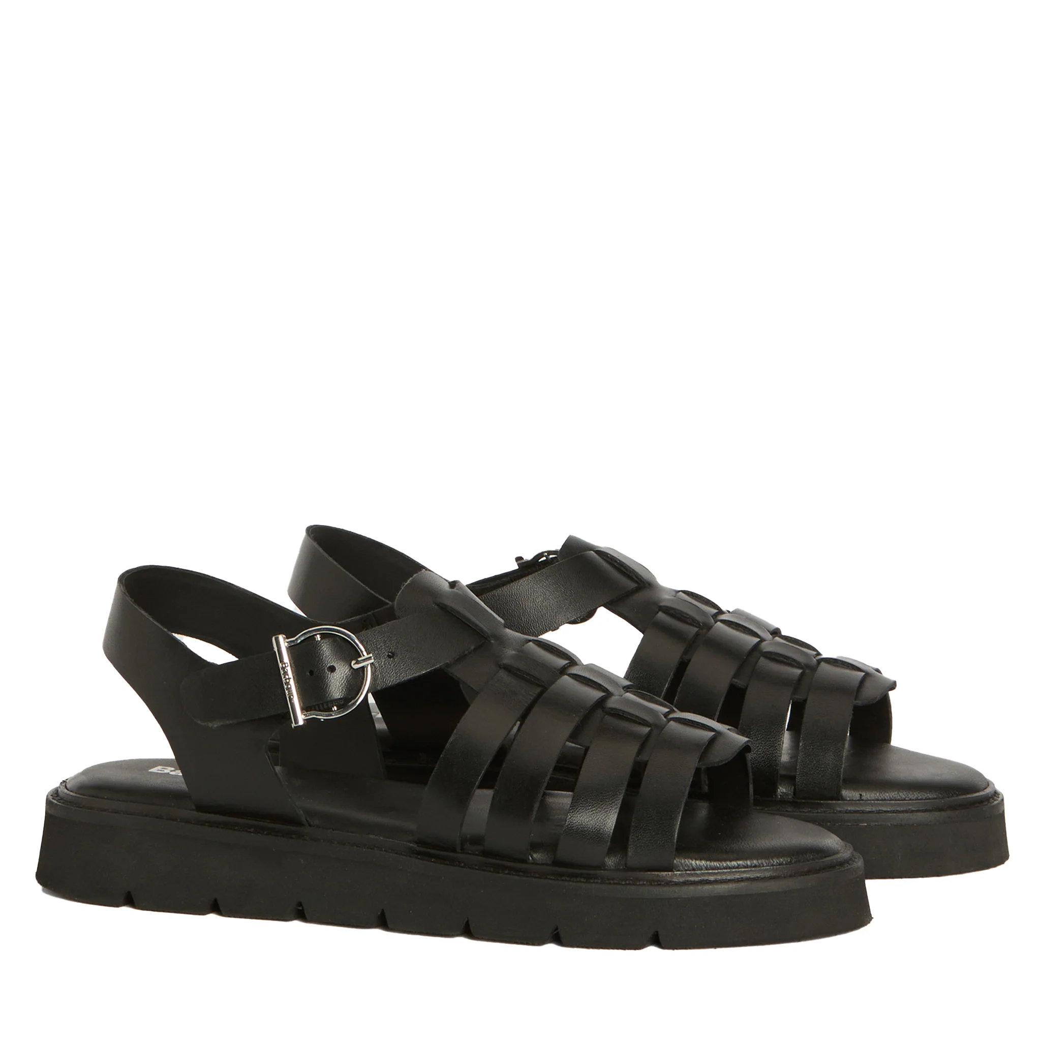 Womens Barbour Black Otterburn Sandals - Image 2