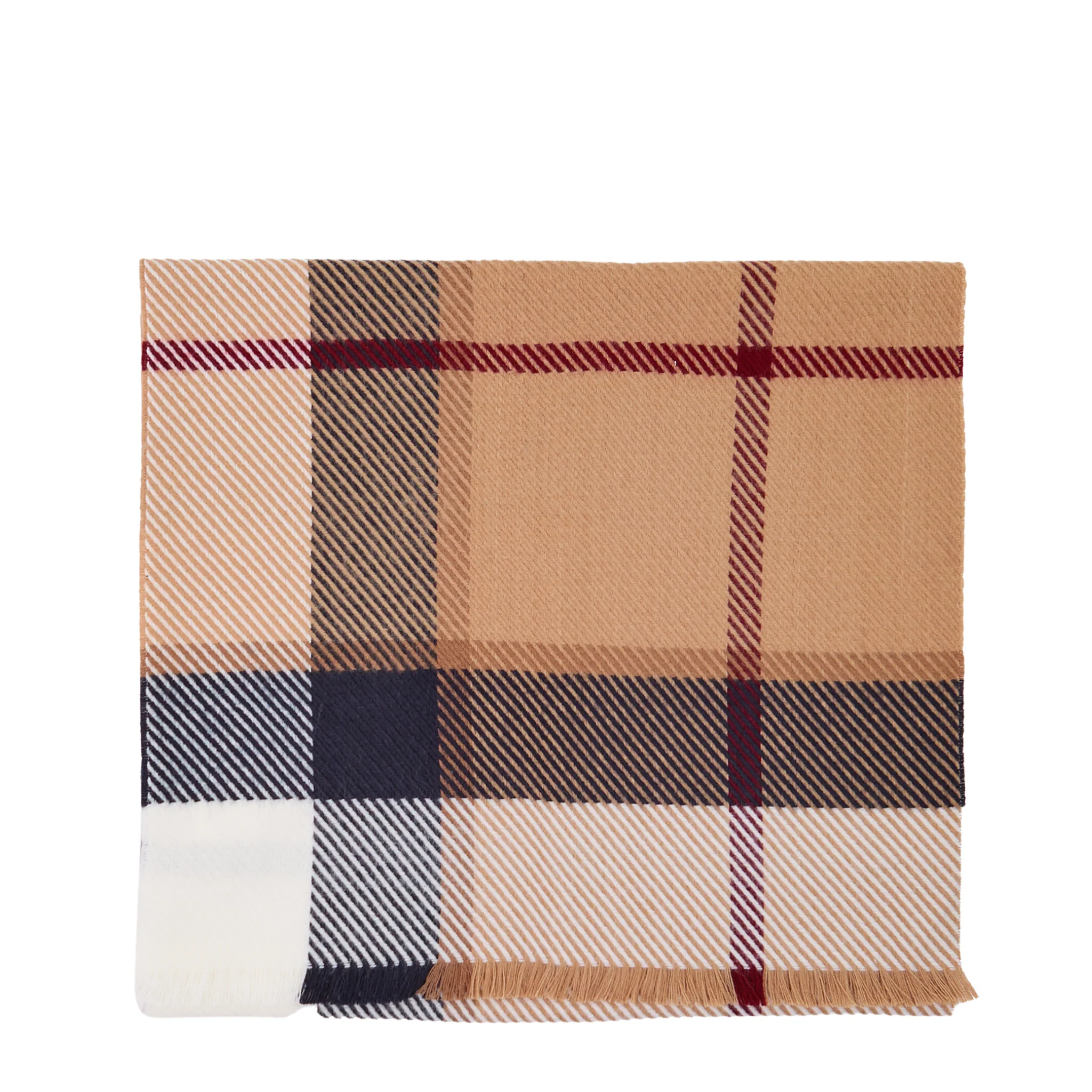 Womens Barbour Hessian Tartan Blair Scarf - Image 3