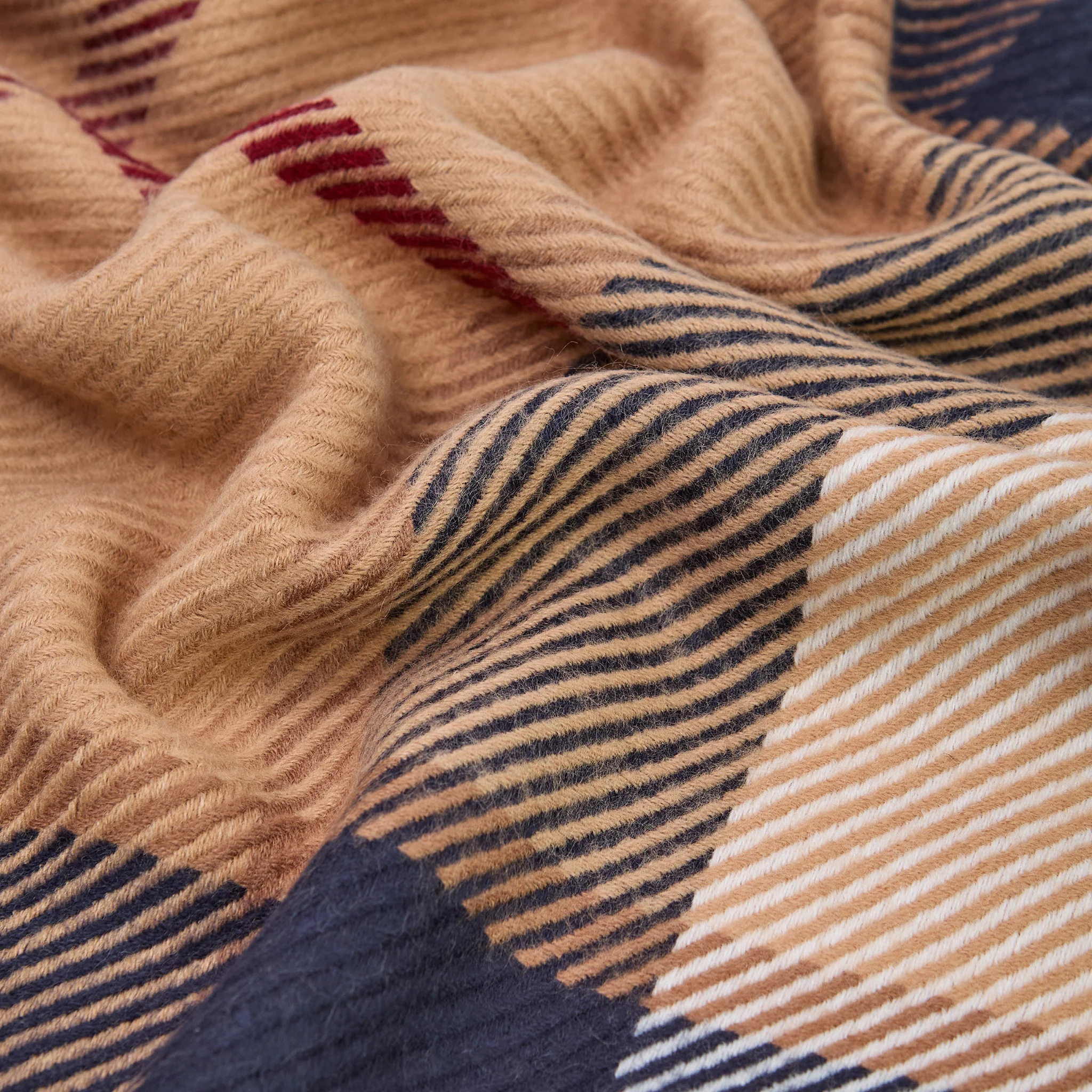 Womens Barbour Hessian Tartan Blair Scarf - Image 4