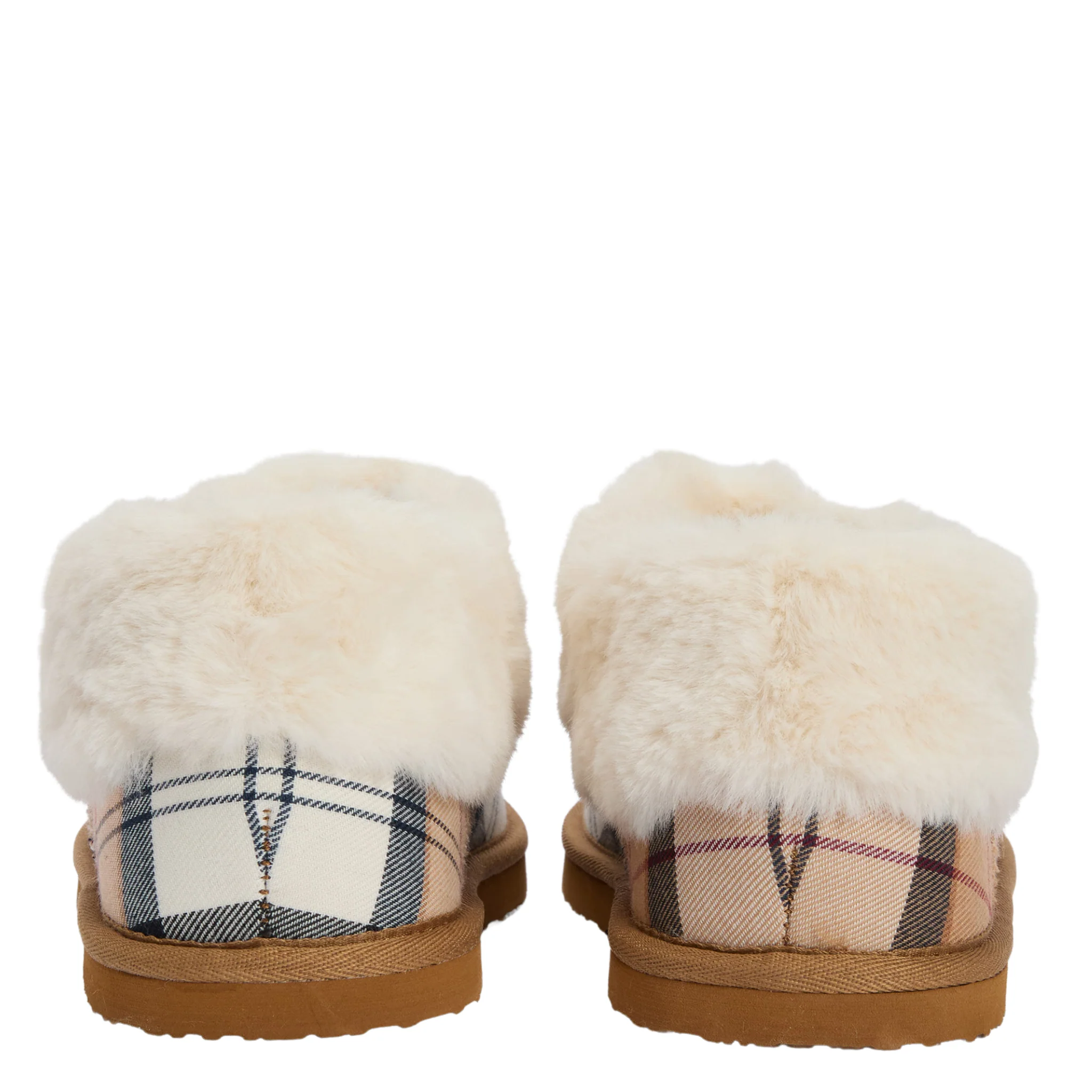 Womens Barbour Hessian Tartan Eloise Bootie Slippers - Image 2