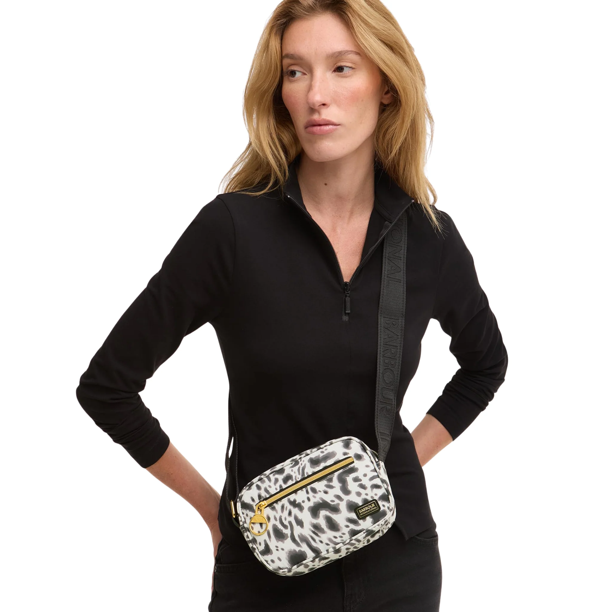 Womens Barbour International Bio Ink Boulevard Micro Crossbody Bag - Image 4