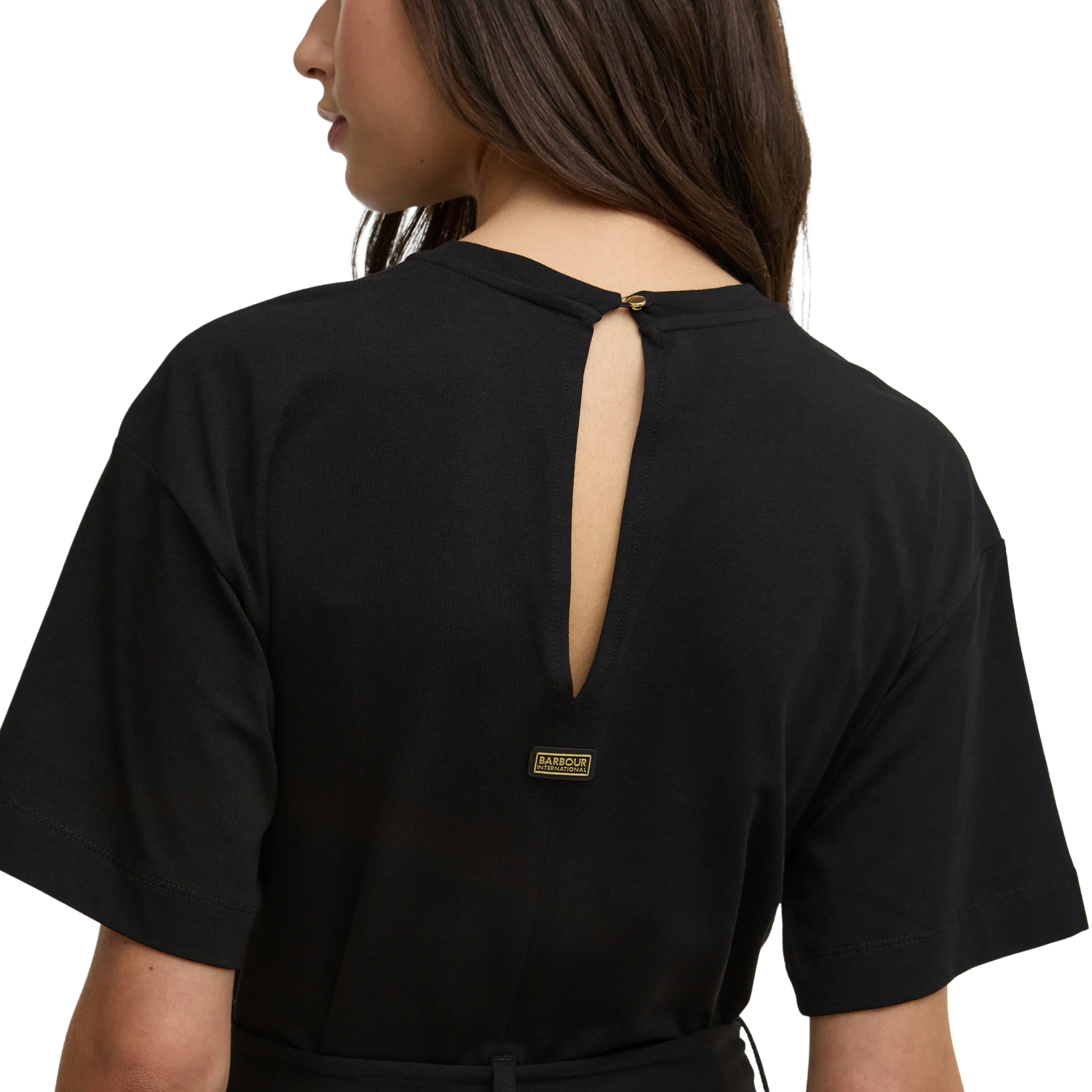 Womens Barbour International Black Alexis Jumpsuit - Image 2