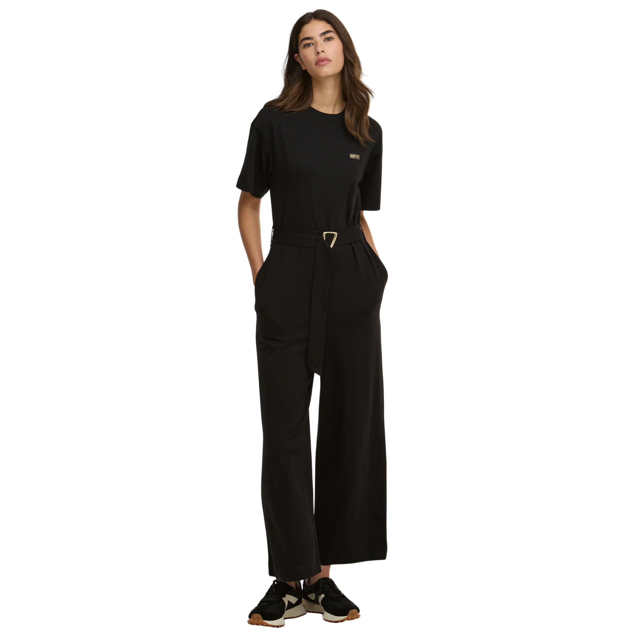 Womens Barbour International Black Alexis Jumpsuit - Image 4
