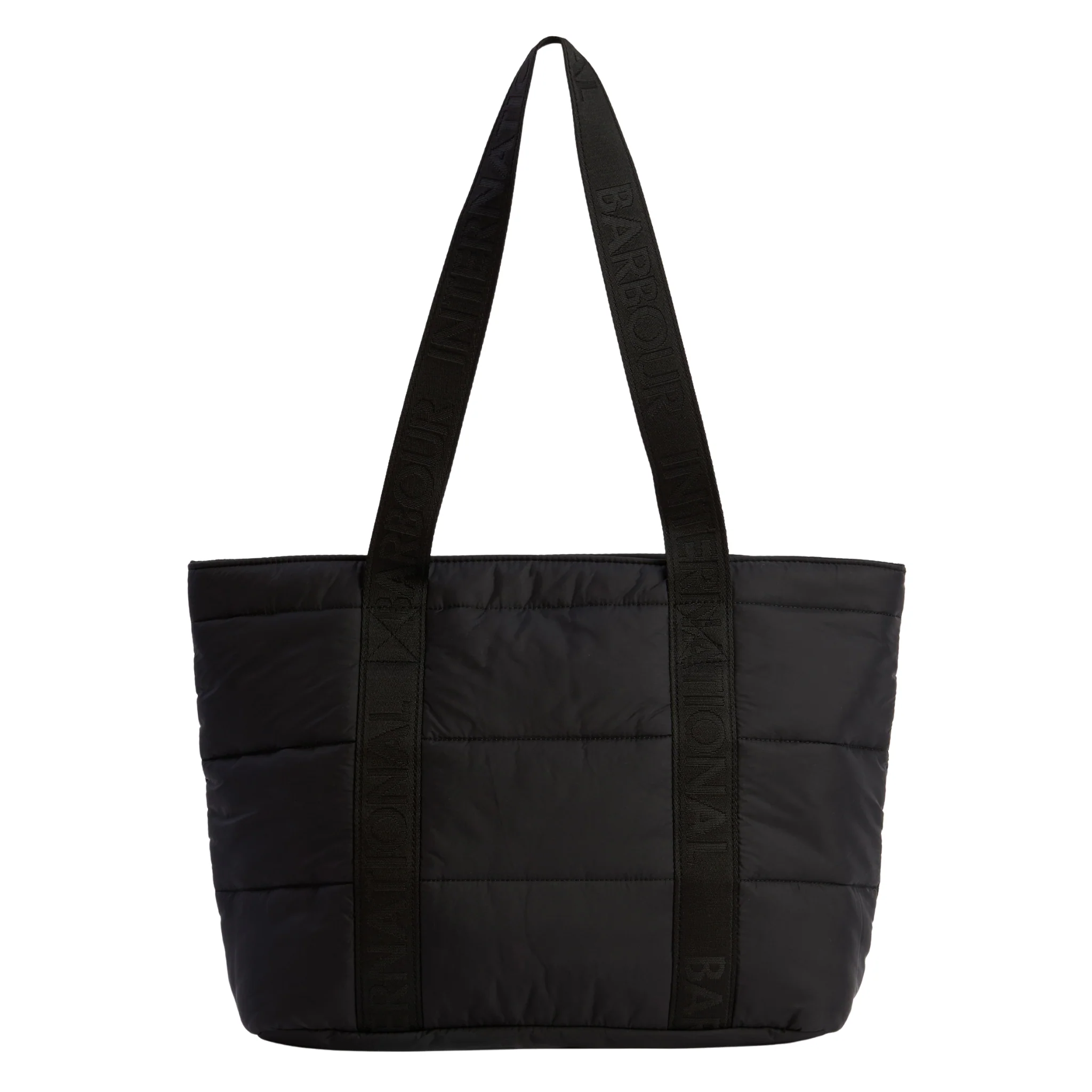 Womens Barbour International Black Monaco Quilt Tote Bag - Image 3