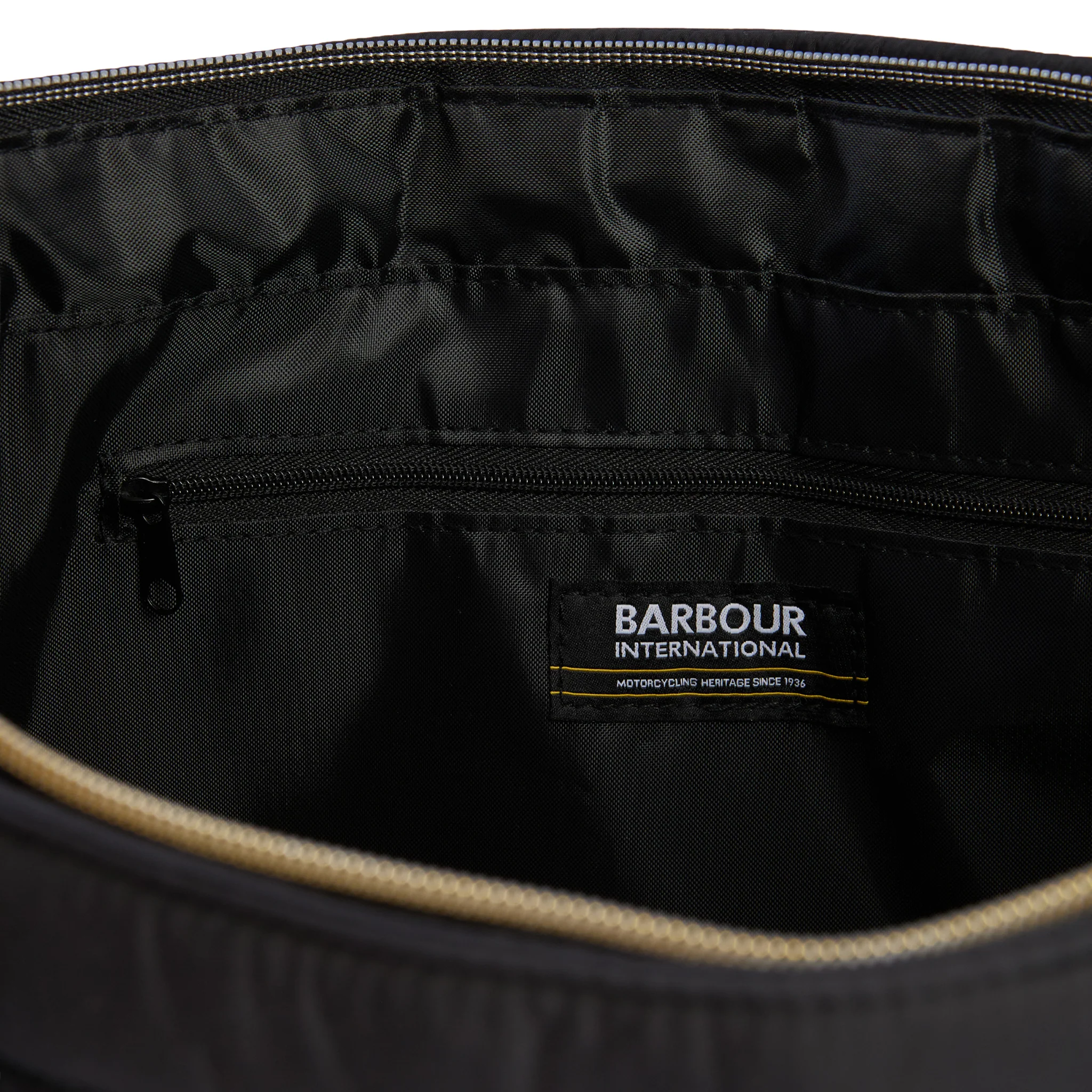 Womens Barbour International Black Monaco Quilt Tote Bag - Image 8