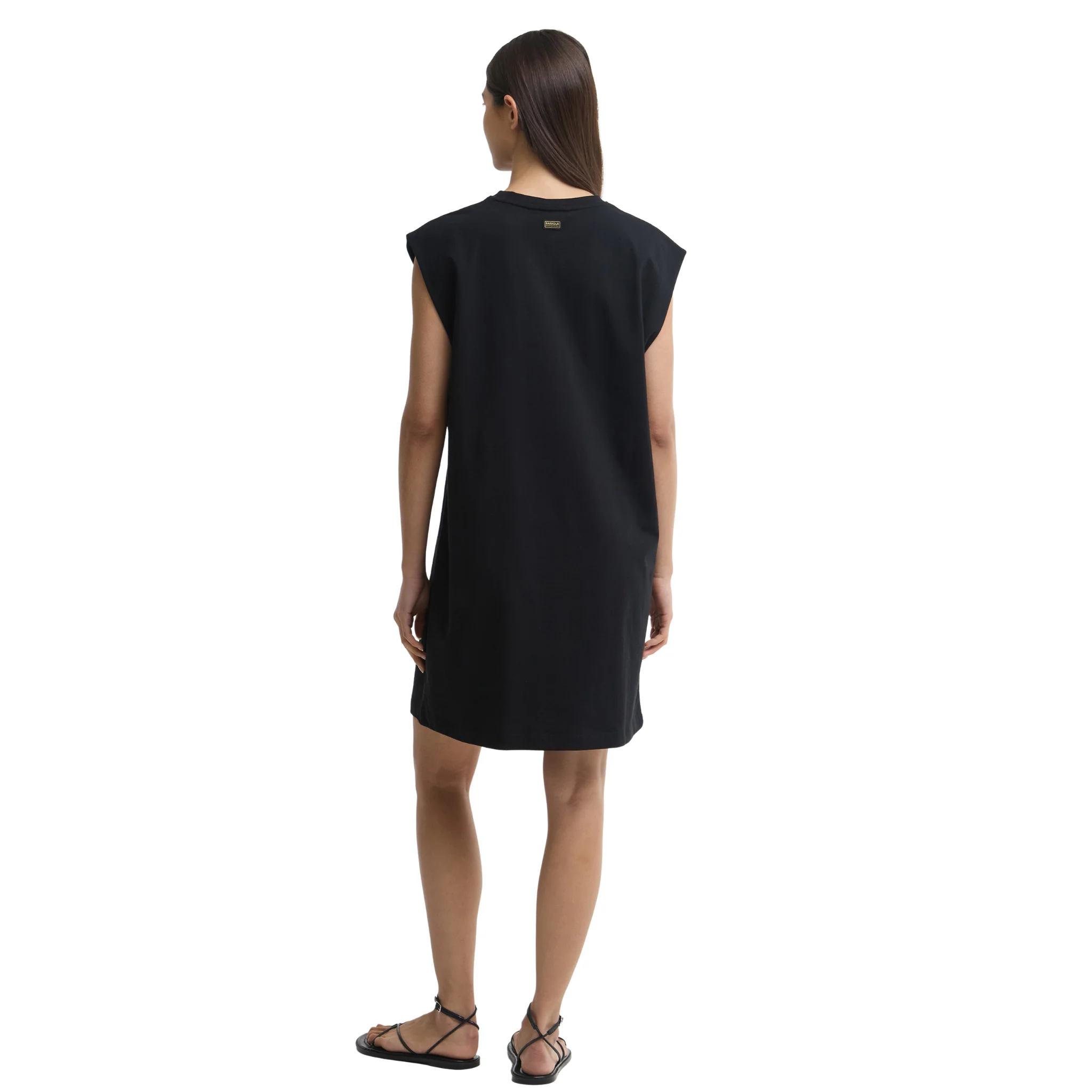 Womens Barbour International Black Niamh Mini Jersey Dress - Image 4