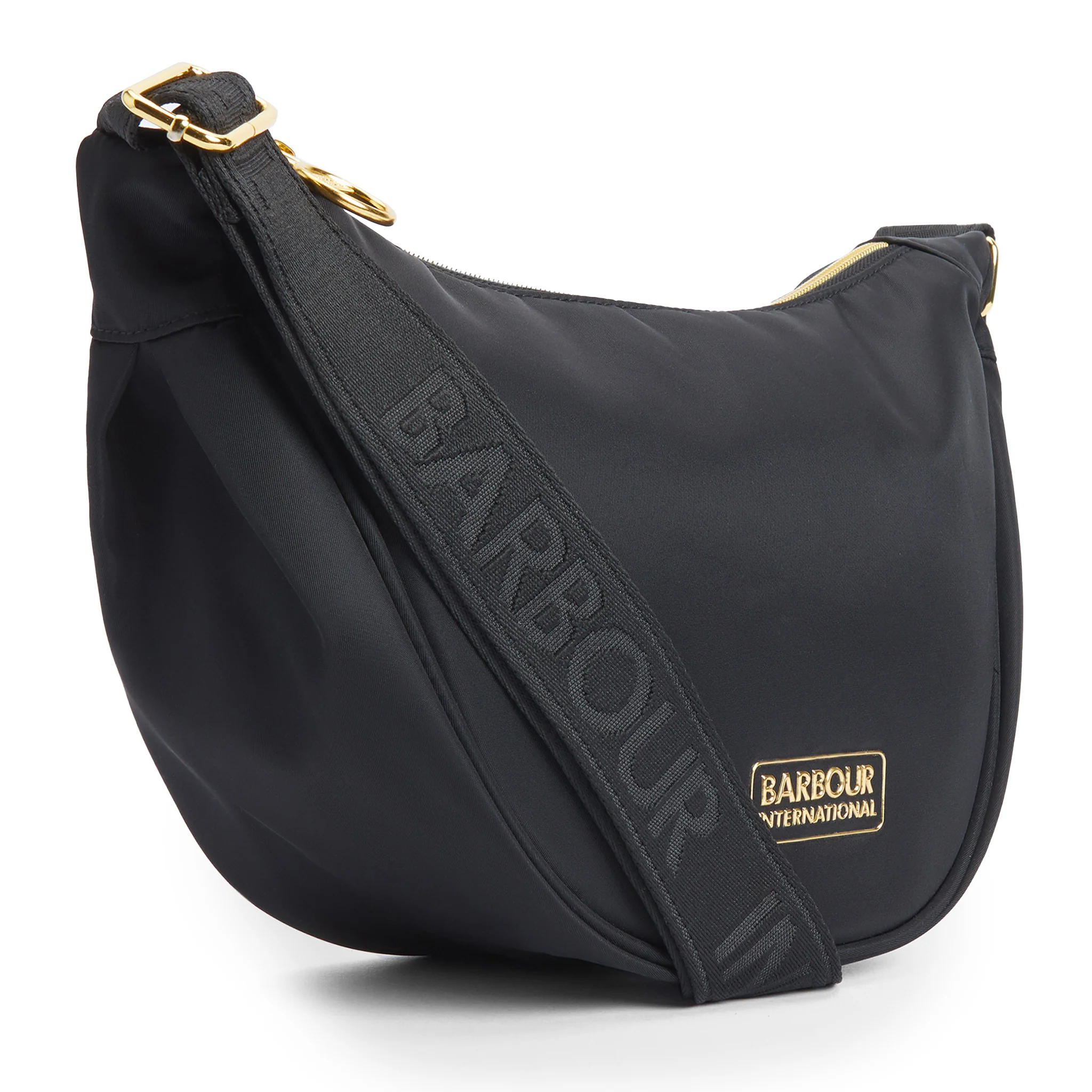 Womens Barbour International Black Qualify Sling Bag - Image 2