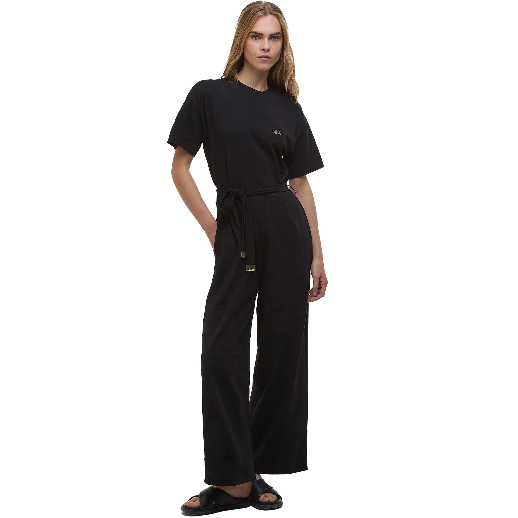 Womens Barbour International Black Sierra Jumpsuit - Image 2