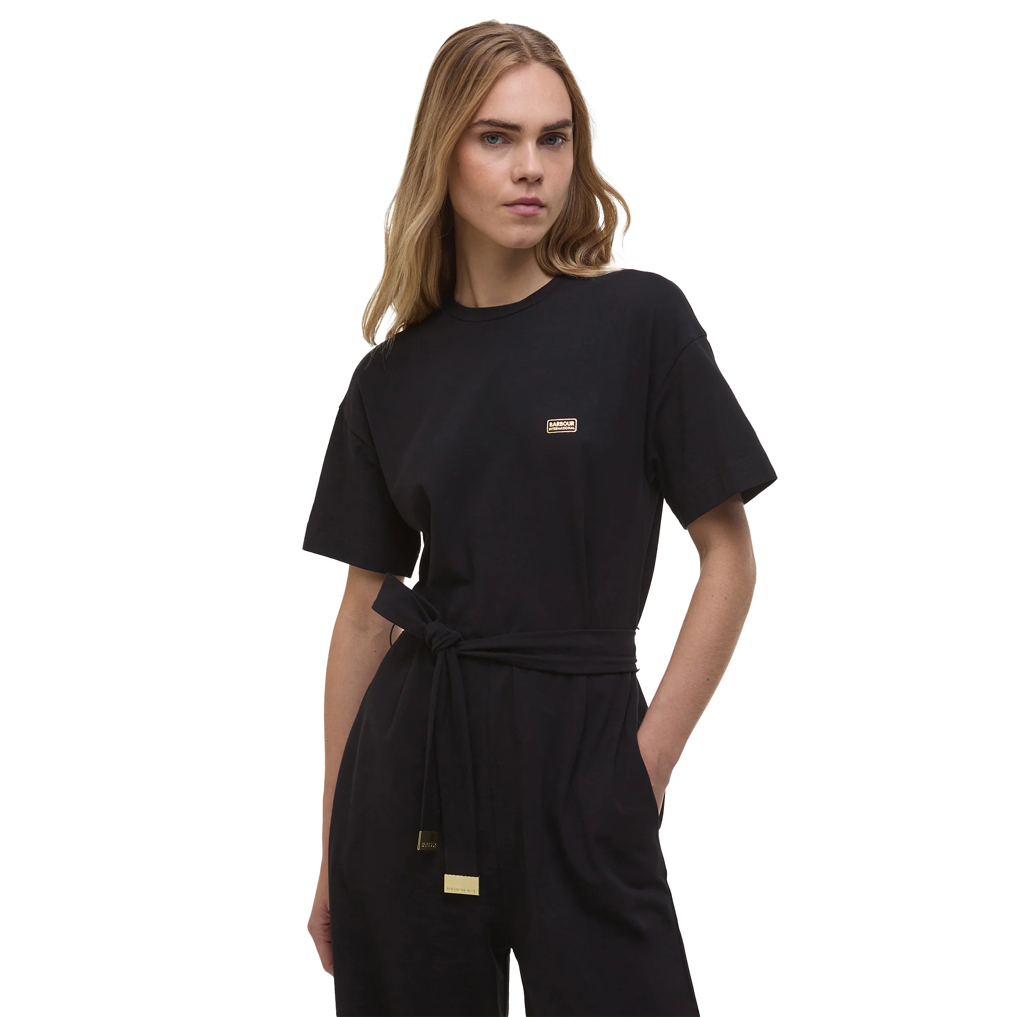 Womens Barbour International Black Sierra Jumpsuit - Image 3