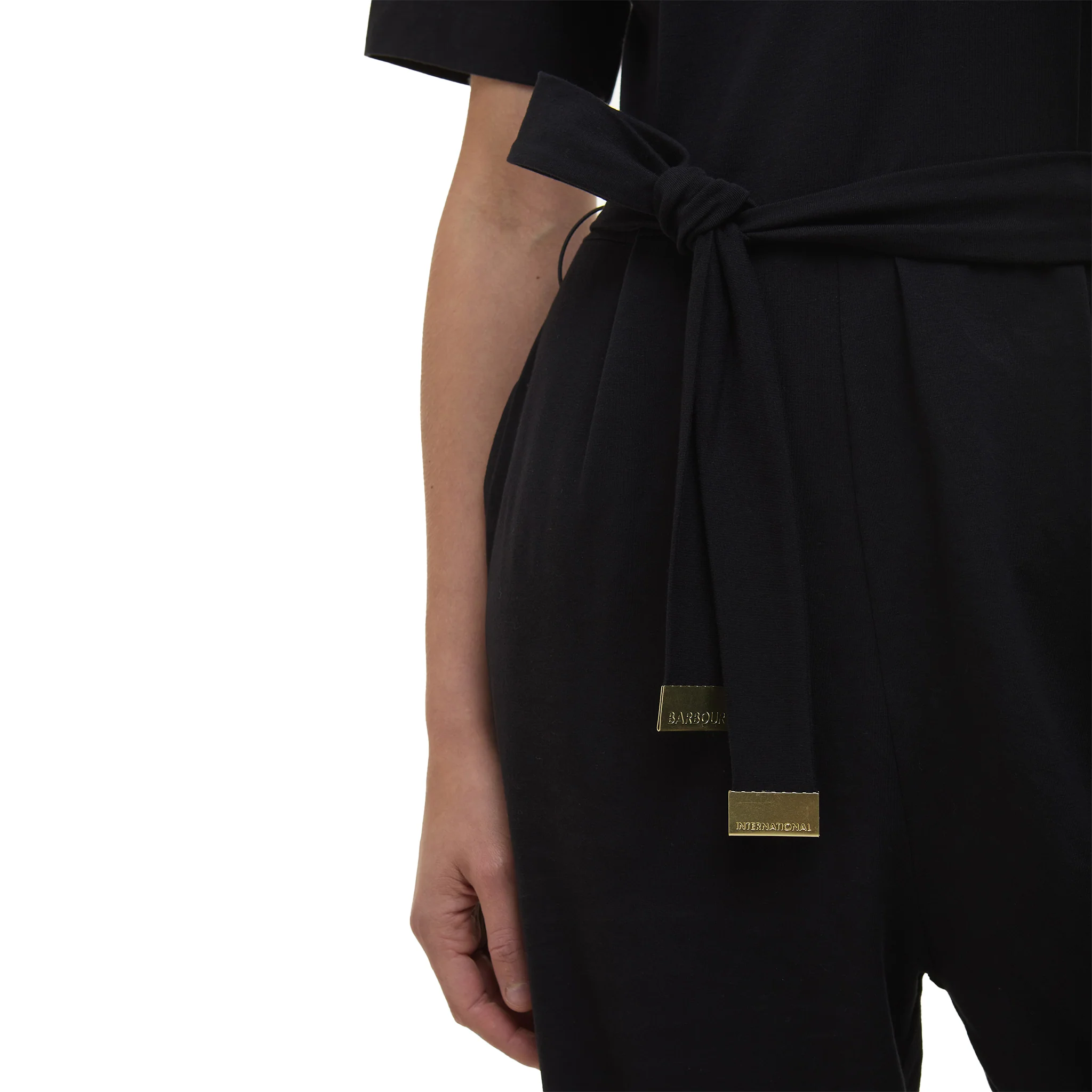 Womens Barbour International Black Sierra Jumpsuit - Image 4