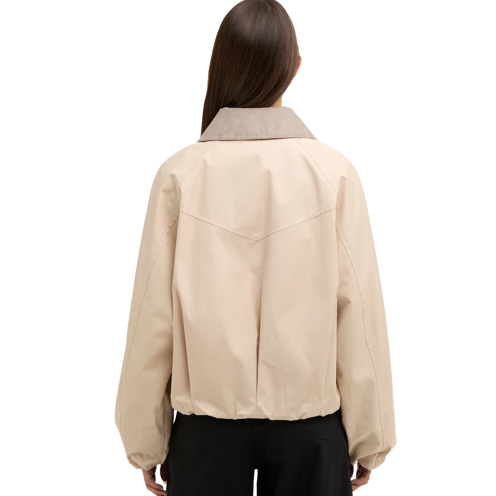 Womens Barbour International Cement Ozara Casual Jacket - Image 5