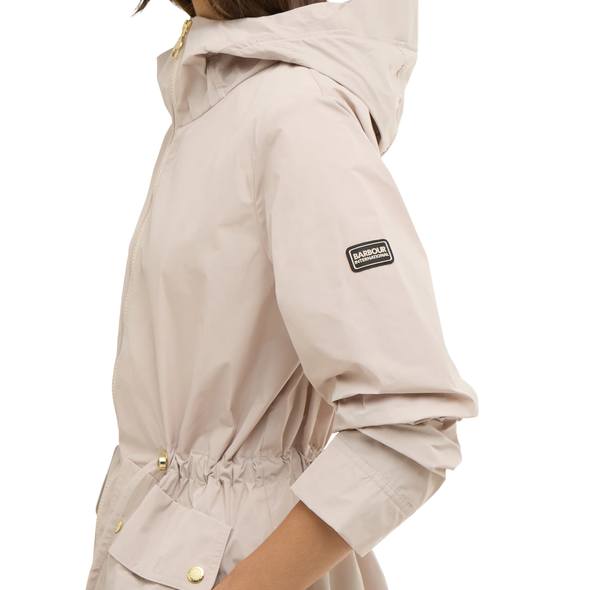 Womens Barbour International Cement Piper Showerproof Jacket - Image 6