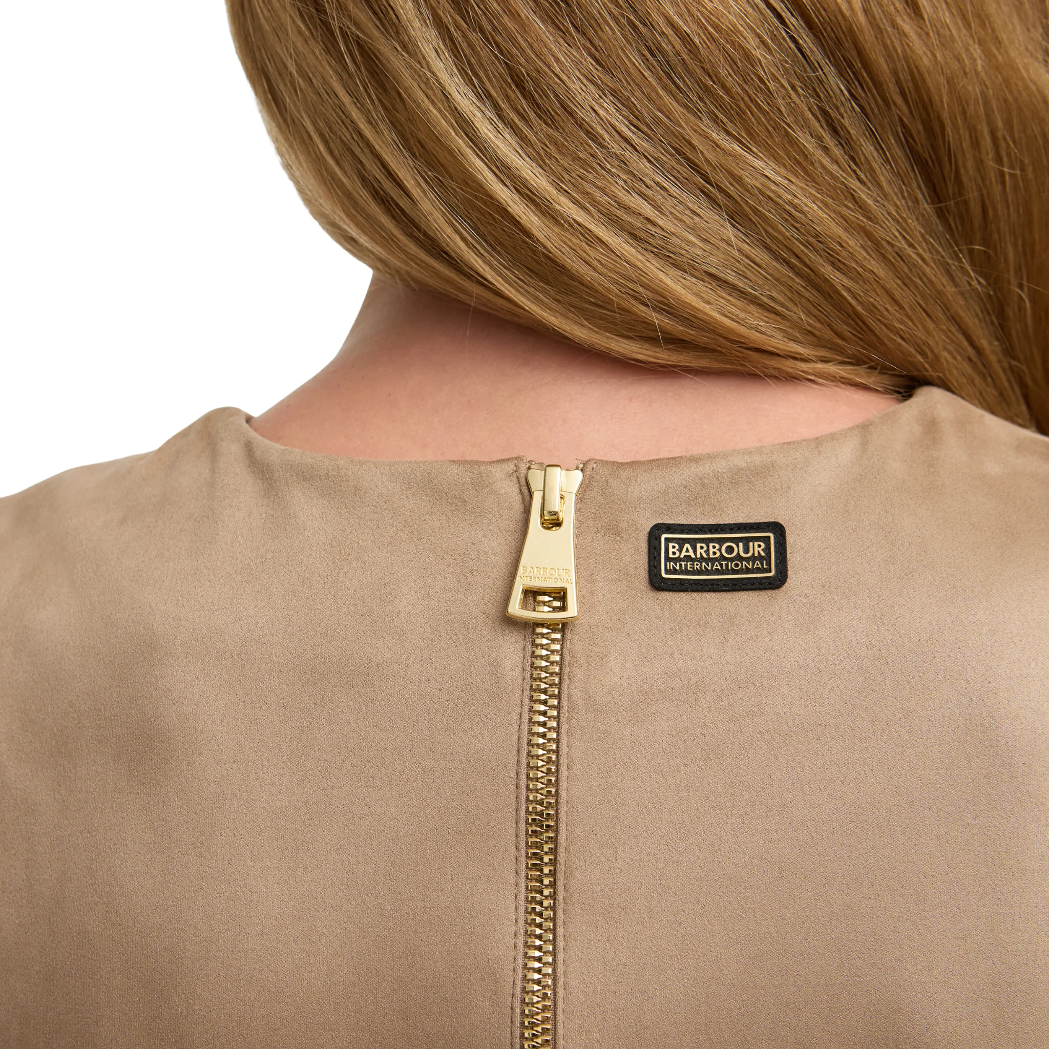 Womens Barbour International Dark Cement Nia Mini Dress - Image 4