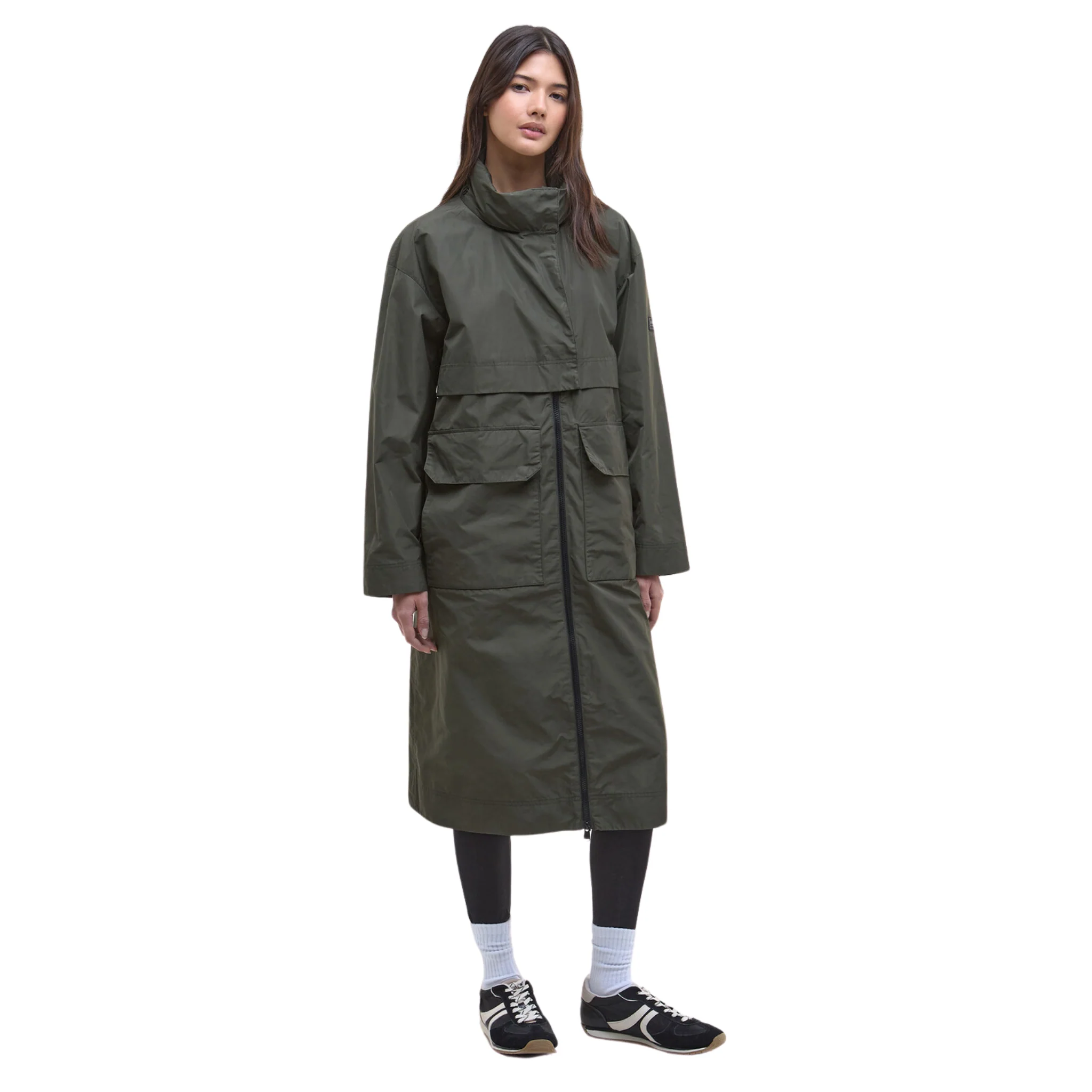 Womens Barbour International Envy Roxanna Showerproof Coat - Image 3