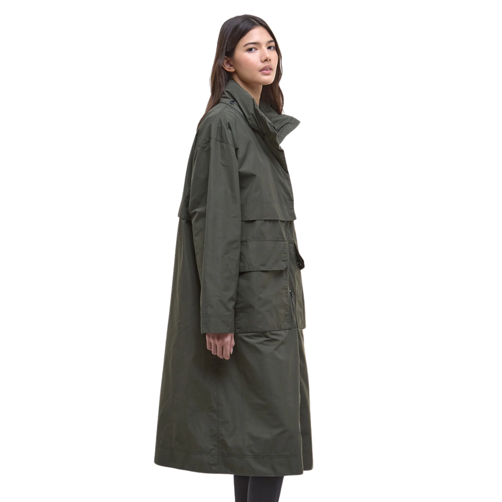 Womens Barbour International Envy Roxanna Showerproof Coat - Image 4