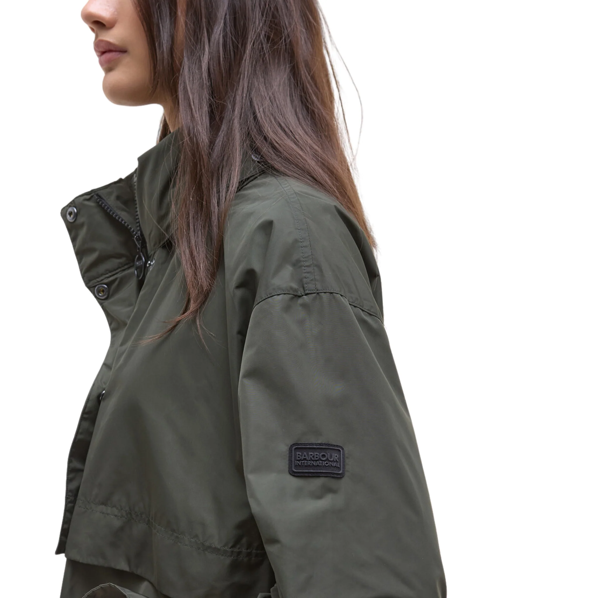 Womens Barbour International Envy Roxanna Showerproof Coat - Image 6