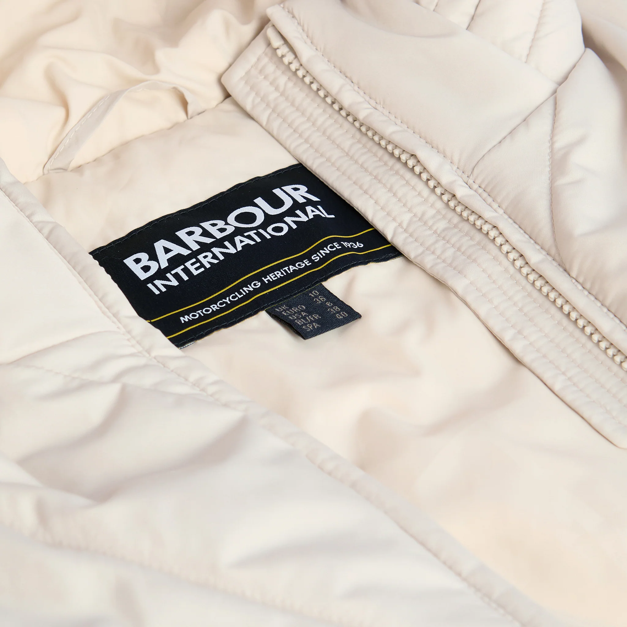 Womens Barbour International Jasmine Diablo Quilted Sweat Jacket - Image 5