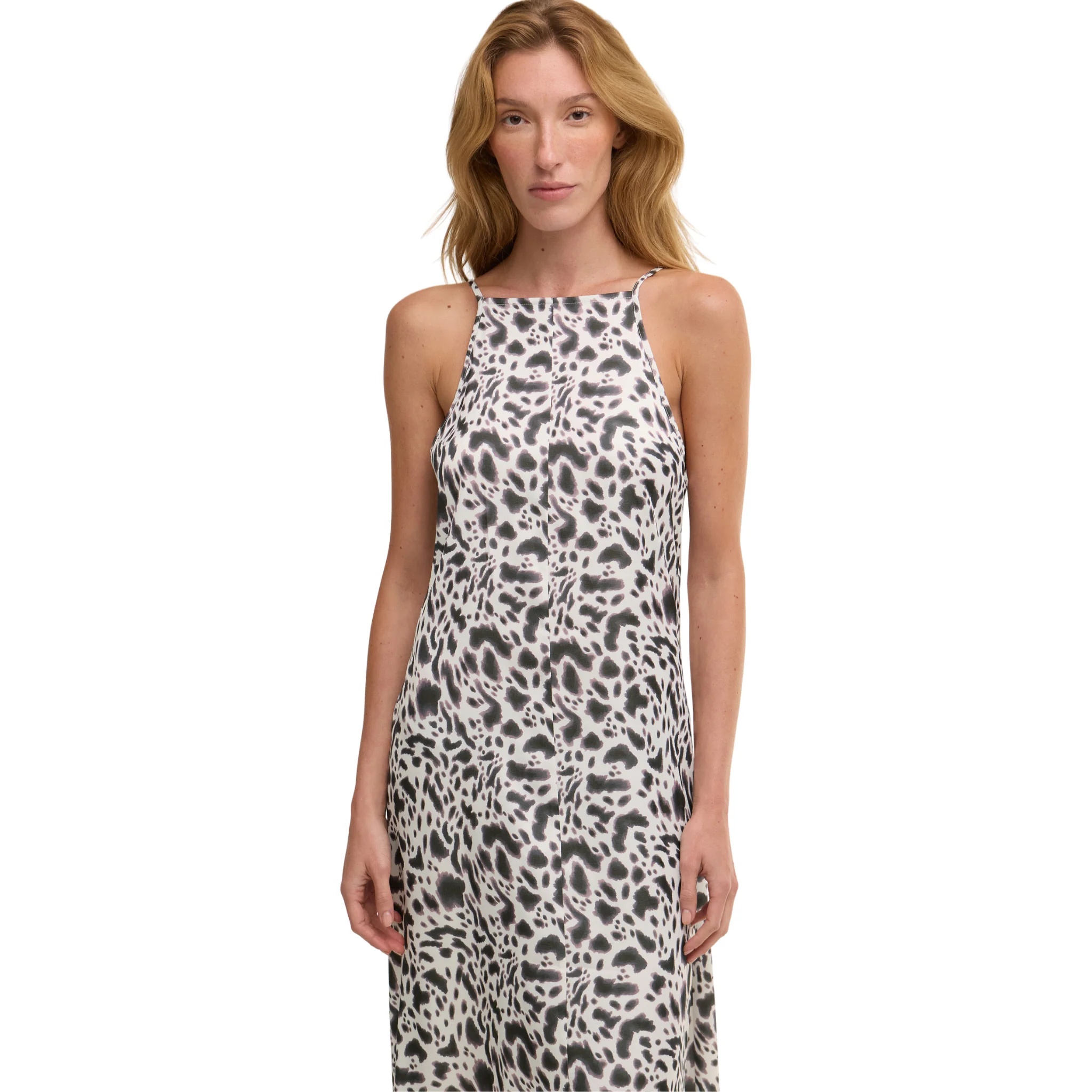 Womens Barbour International Multi Brianna Satin Midi Dress - Image 3