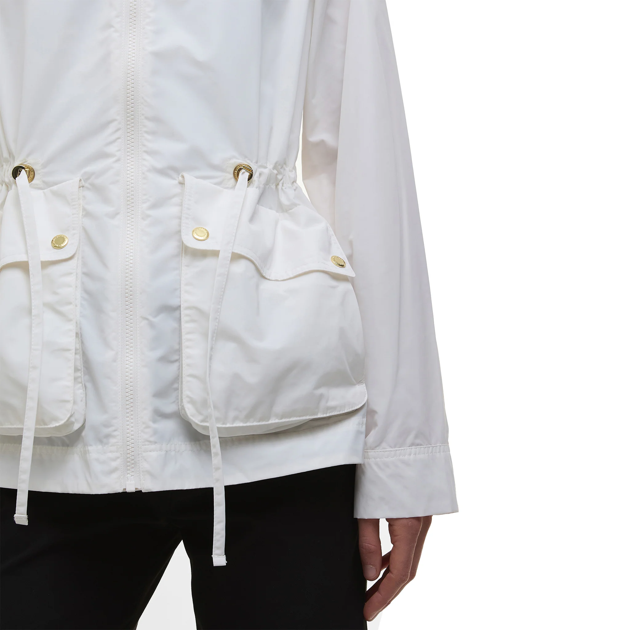 Womens Barbour International Neutral Piper Showerproof Jacket - Image 5