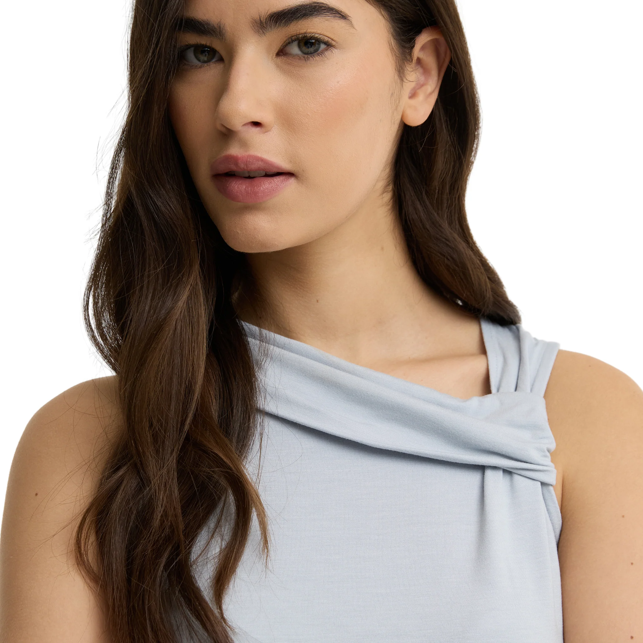 Womens Barbour International Pearl Blue Cinzia Top - Image 2