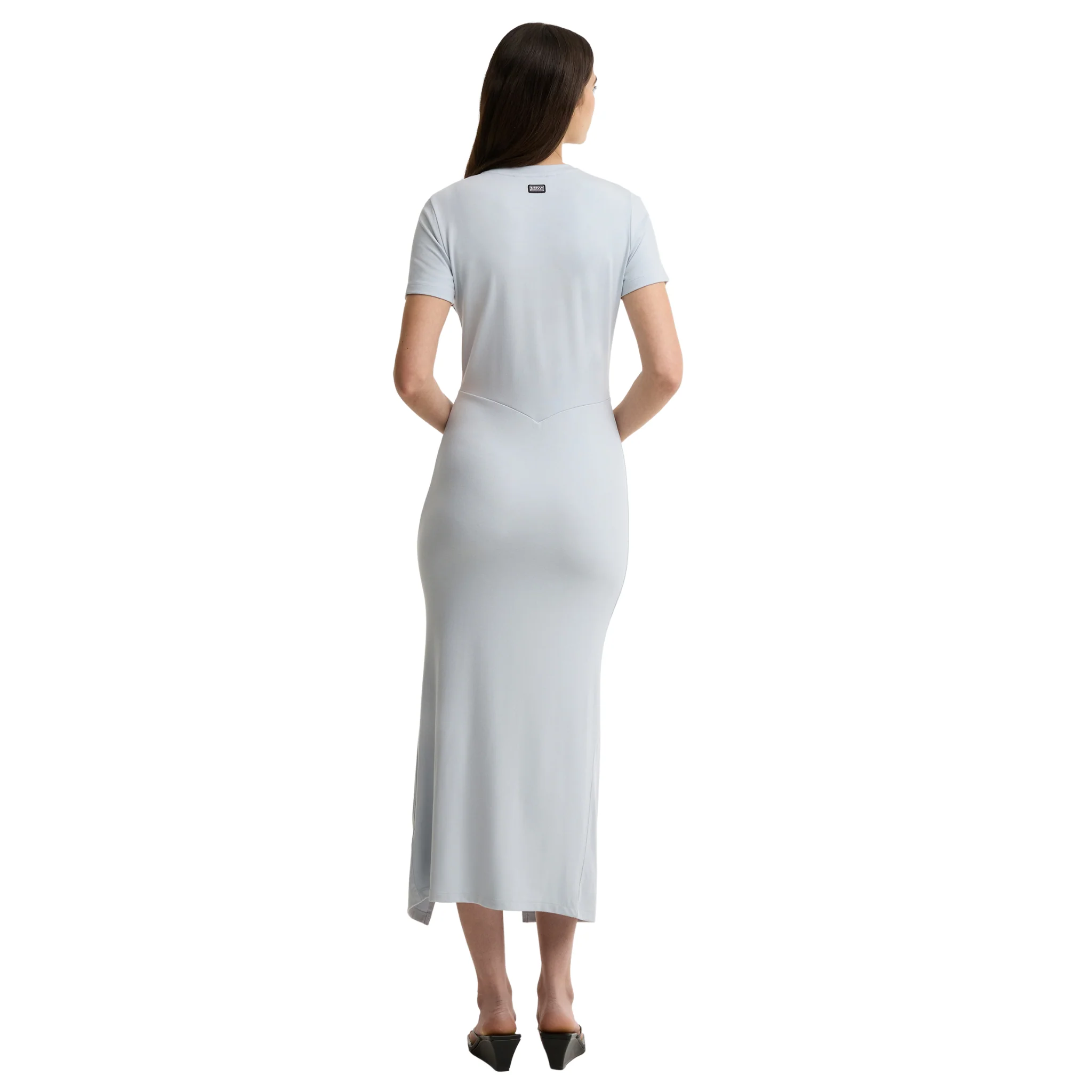 Womens Barbour International Pearl Blue Danica Midi Dress - Image 4