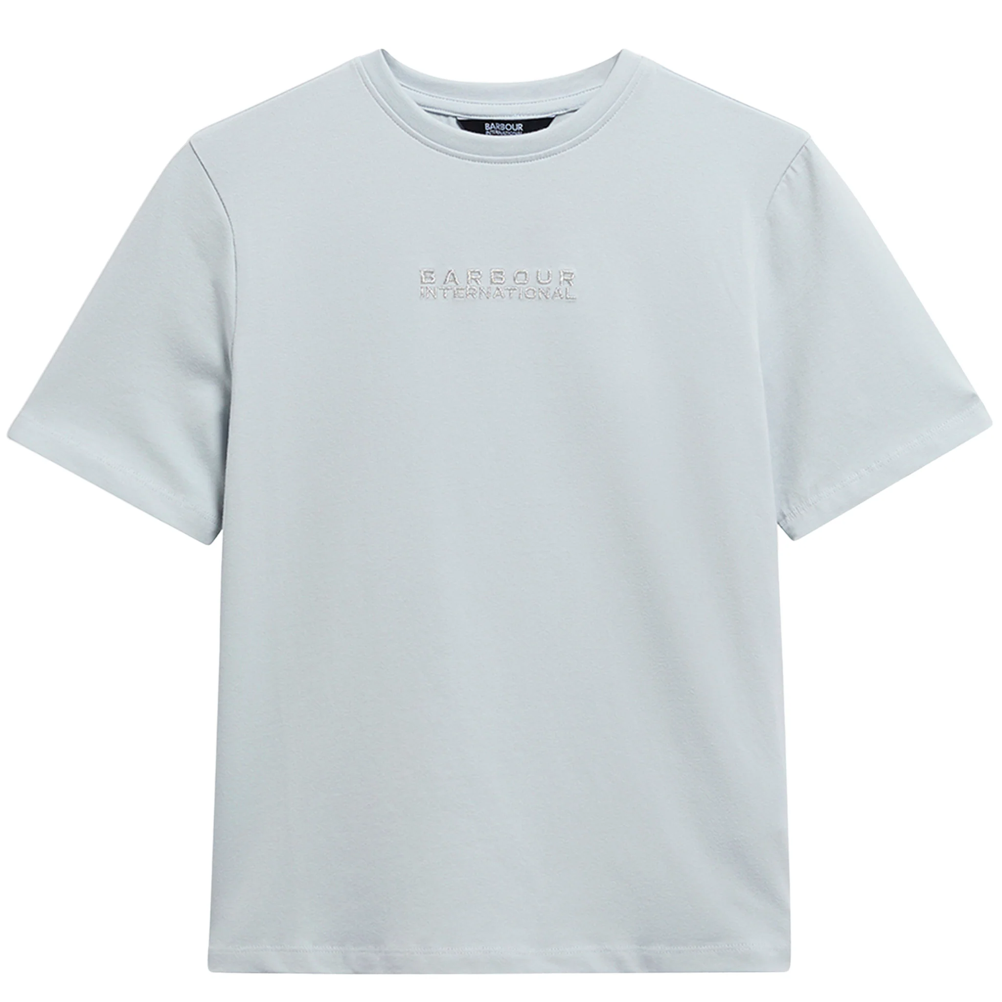 Womens Barbour International Pearl Blue Nova S/s T Shirt - Image 2