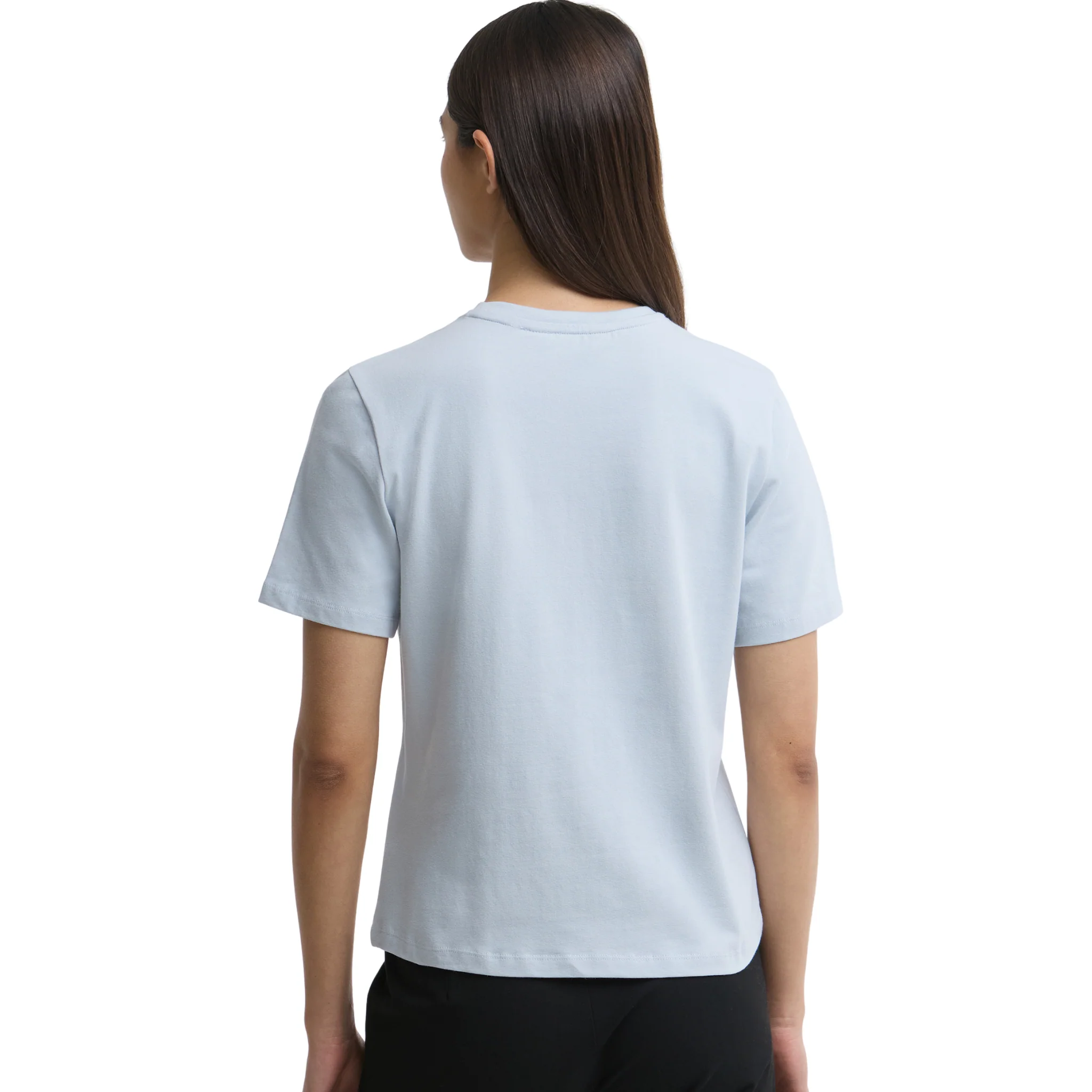 Womens Barbour International Pearl Blue Nova S/s T Shirt - Image 3