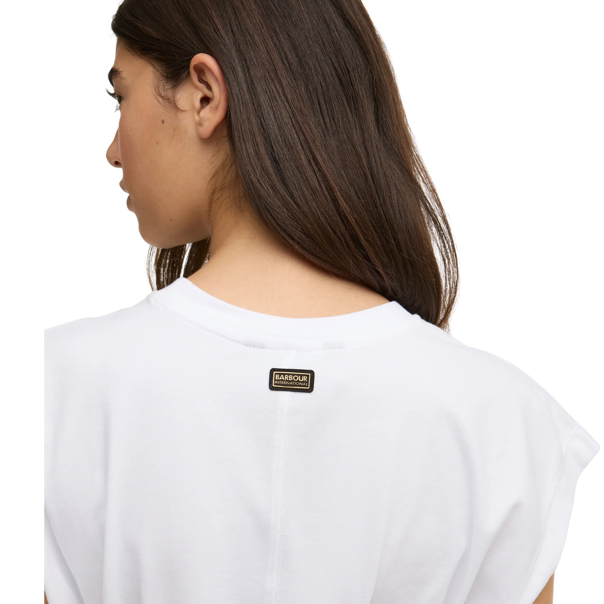 Womens Barbour International White Alexis Top - Image 5