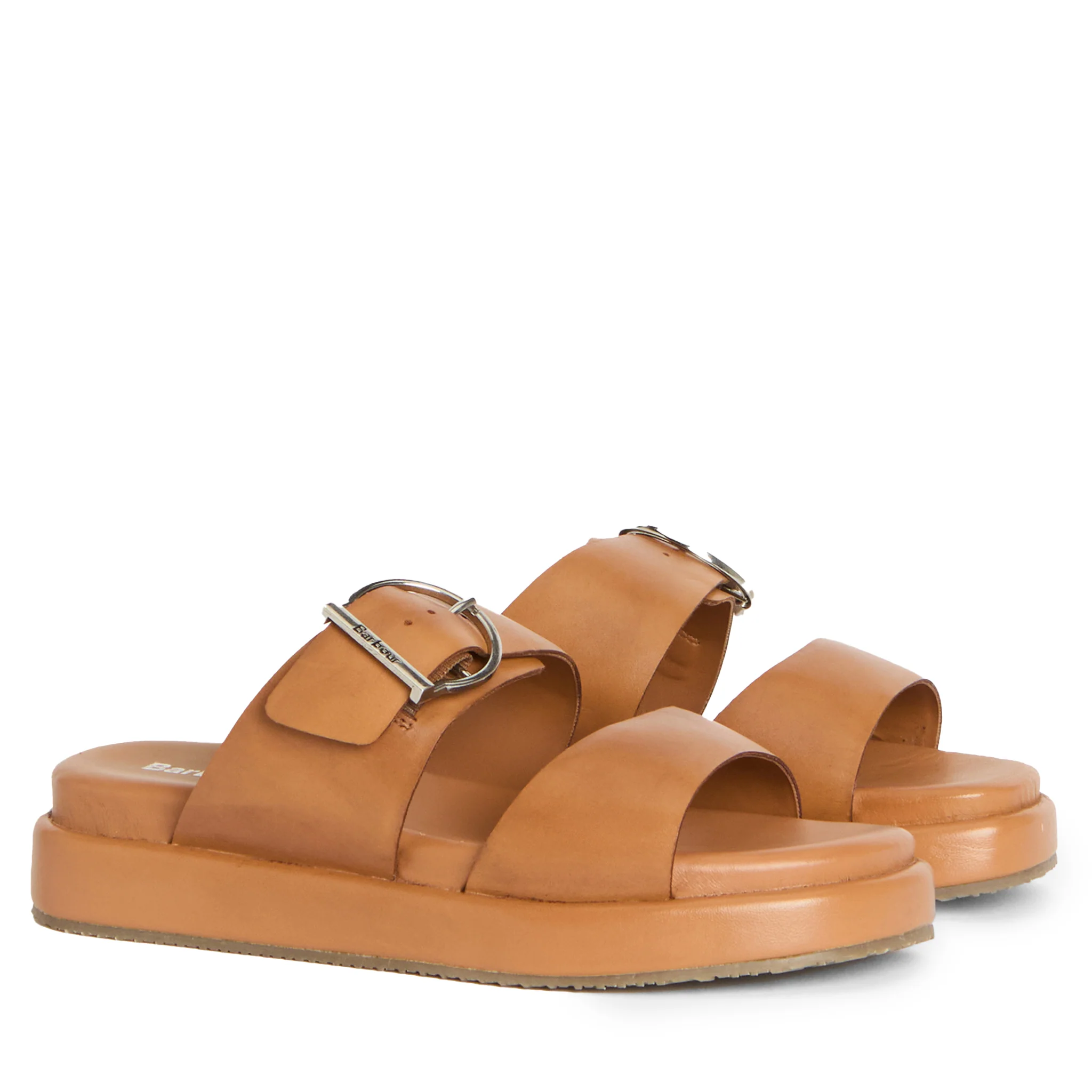 Womens Barbour Tan Adele Sandals - Image 2