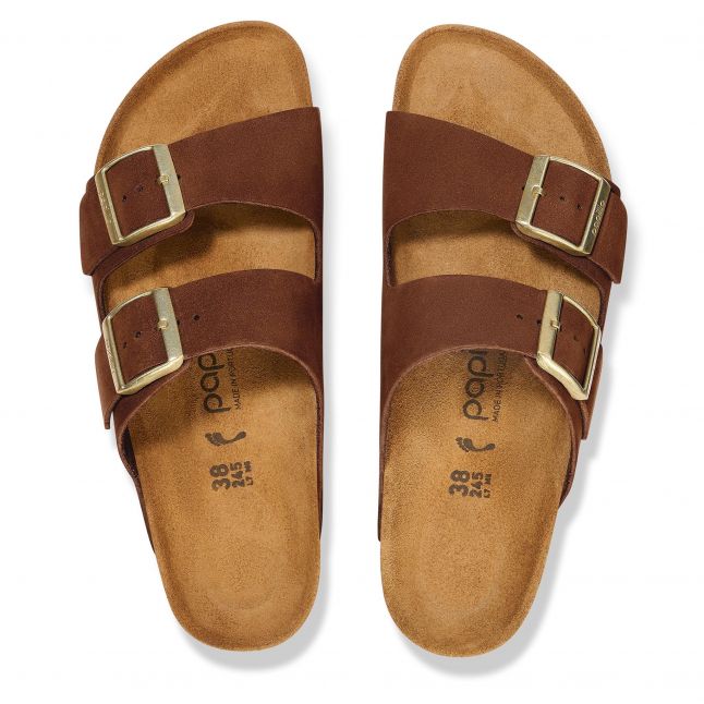 Womens Birkenstock Dark Tea Arizona Flex Platform Sandals - Image 3
