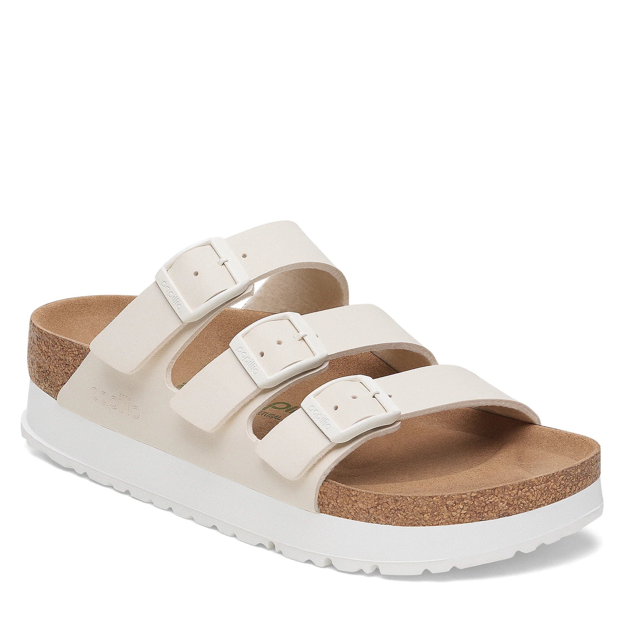 Womens Birkenstock Eggshell Florida III Papillio Flex Birko-Flor - Image 2