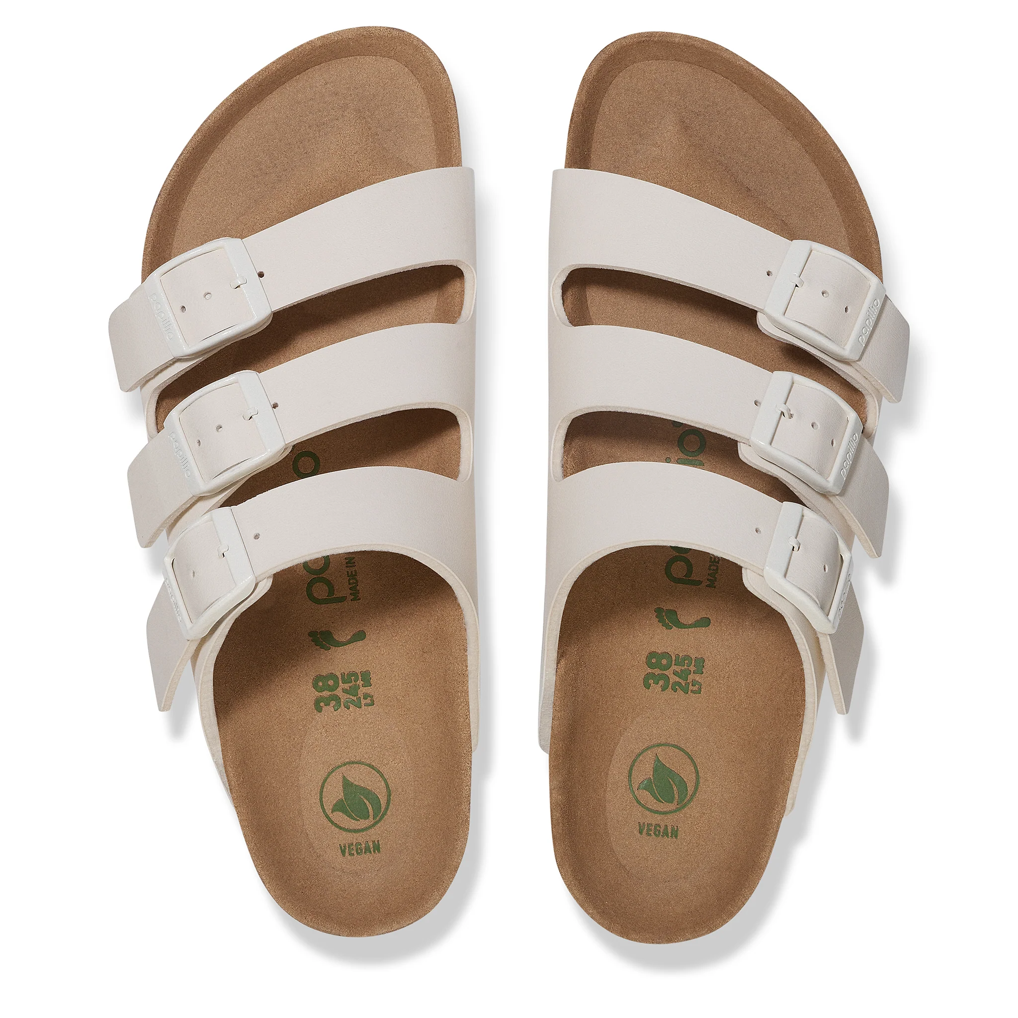 Womens Birkenstock Eggshell Florida III Papillio Flex Birko-Flor - Image 3