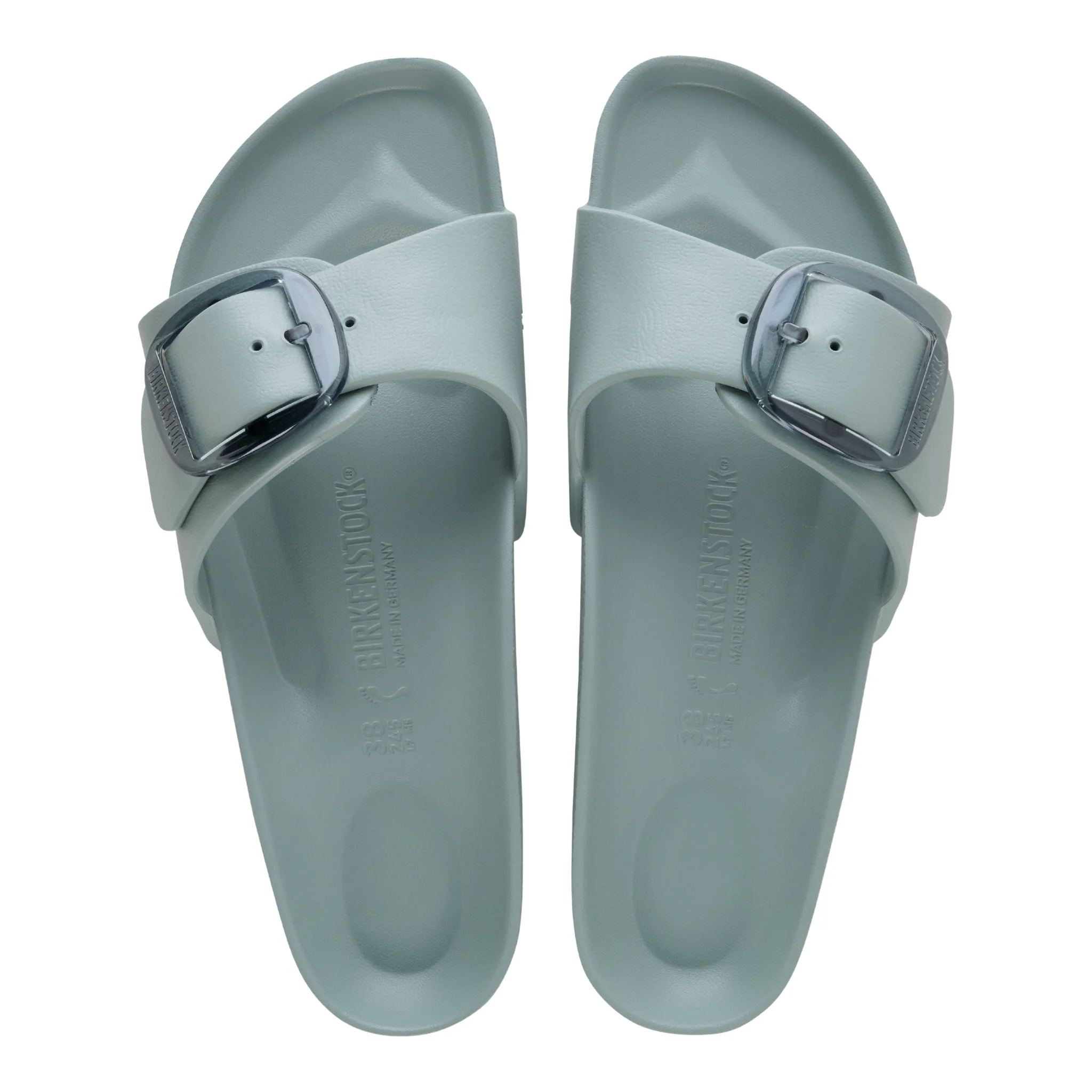 Womens Birkenstock Pure Sage Madrid Big Buckle EVA Sandals - Image 3