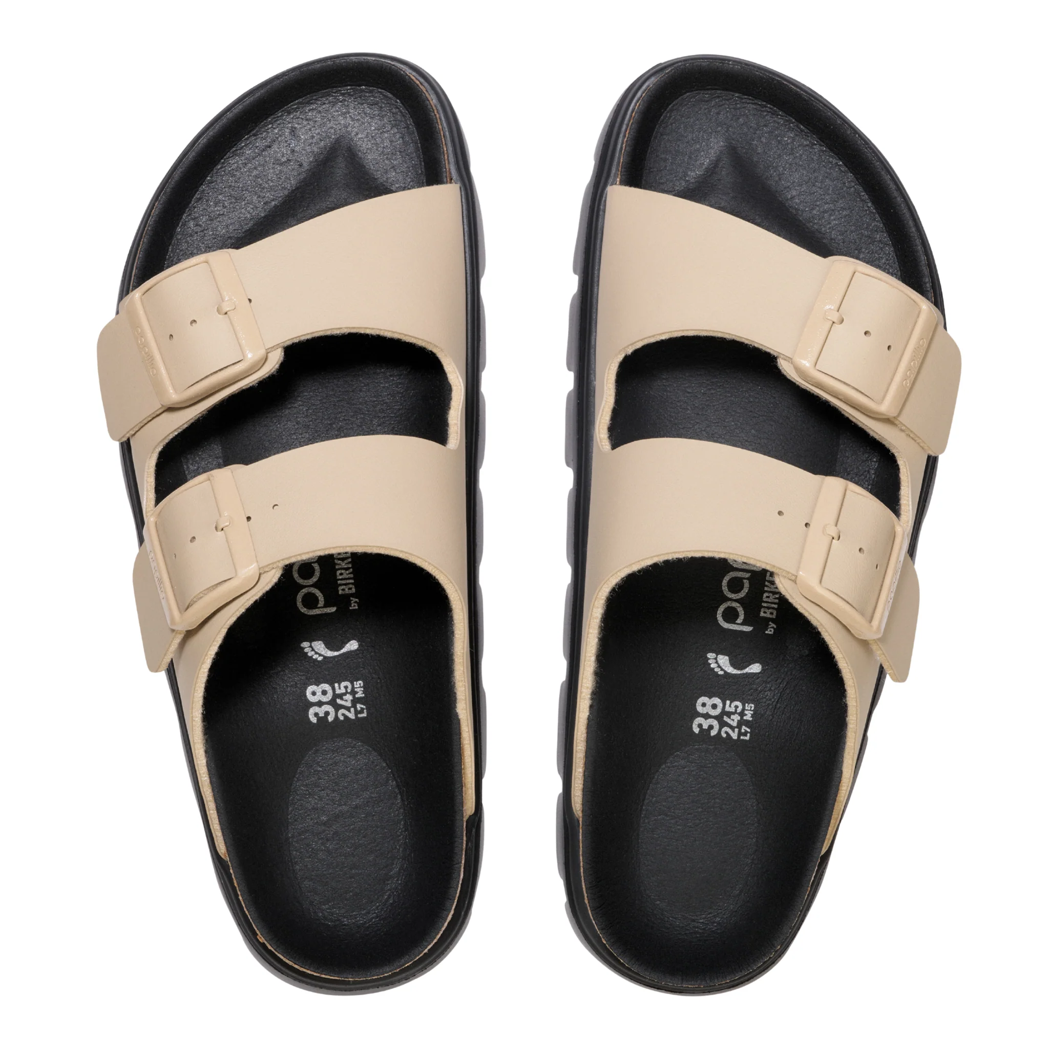 Womens Birkenstock Sandcastle Arizona Chunky Birko-Flor Sandals - Image 3
