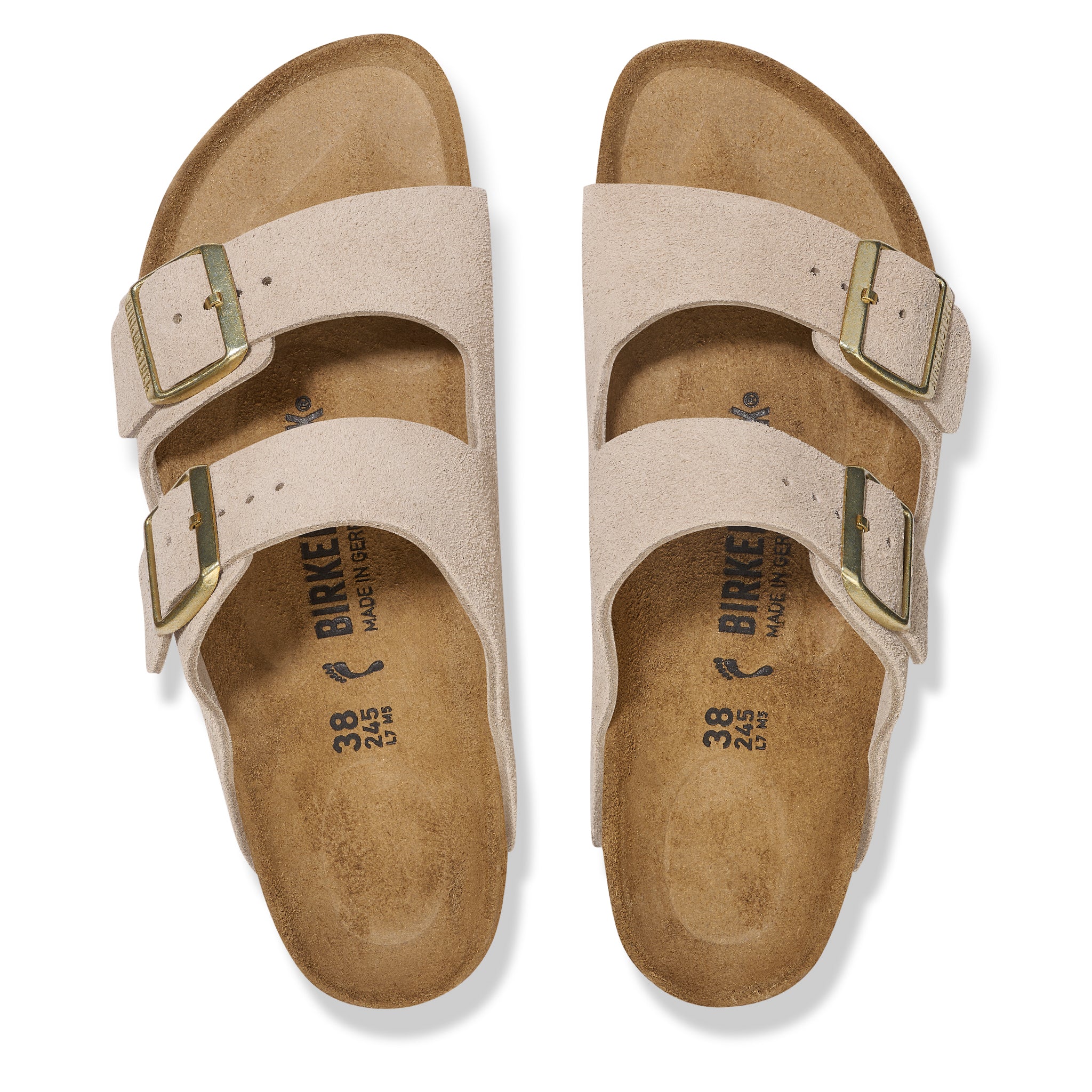 Womens Birkenstock Sandcastle Arizona Suede Leather - Image 3