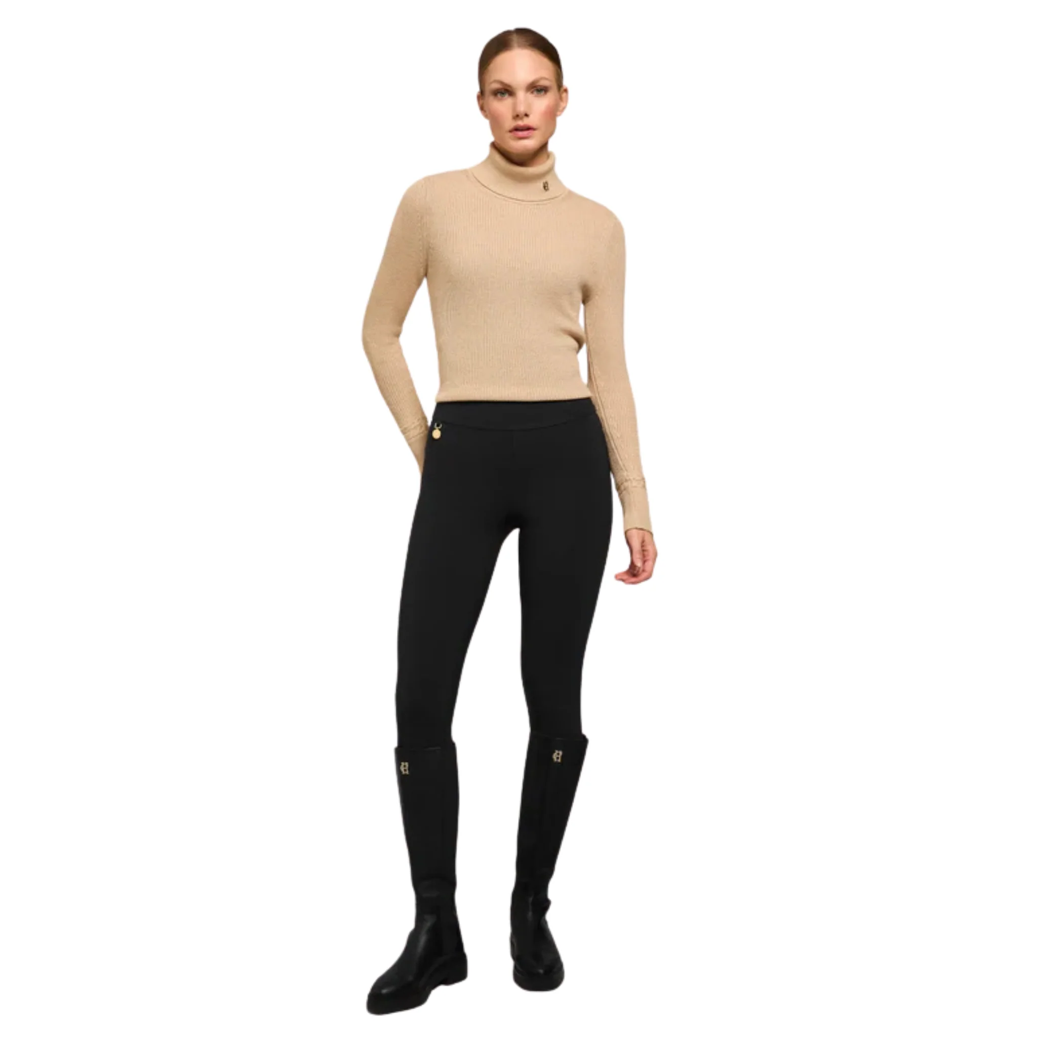Womens Holland Cooper Black Contour Leggings - Image 2