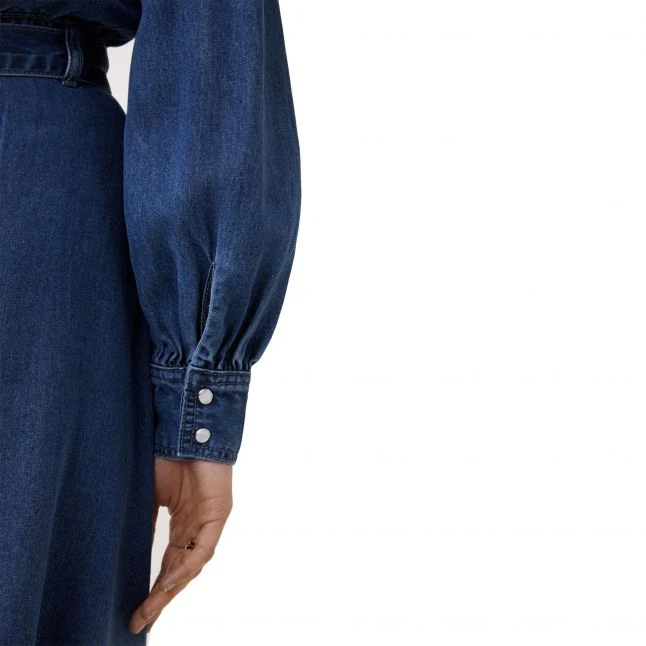 Womens Suncoo Bleu Jeans Chona Midi Dress - Image 4