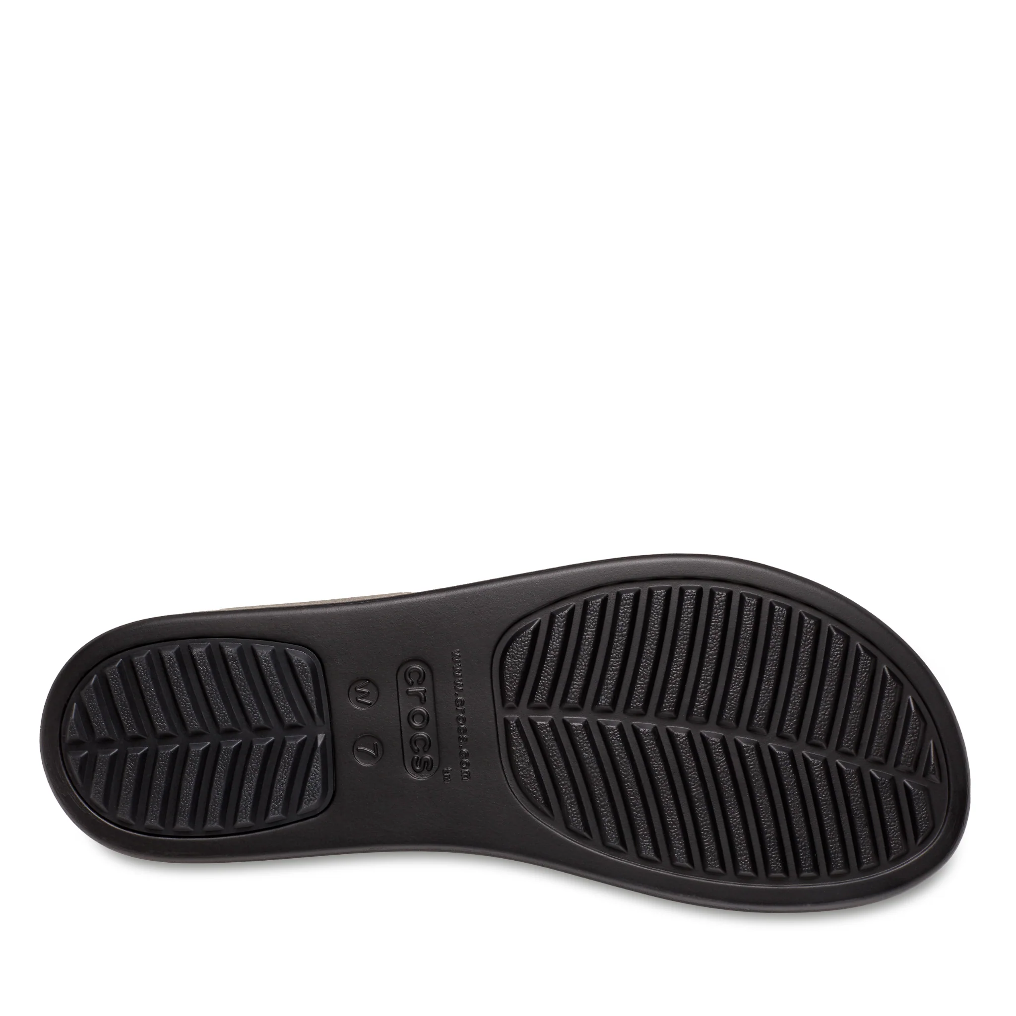 Womens Crocs Black Brooklyn Buckle Low Wedge Sandals - Image 7