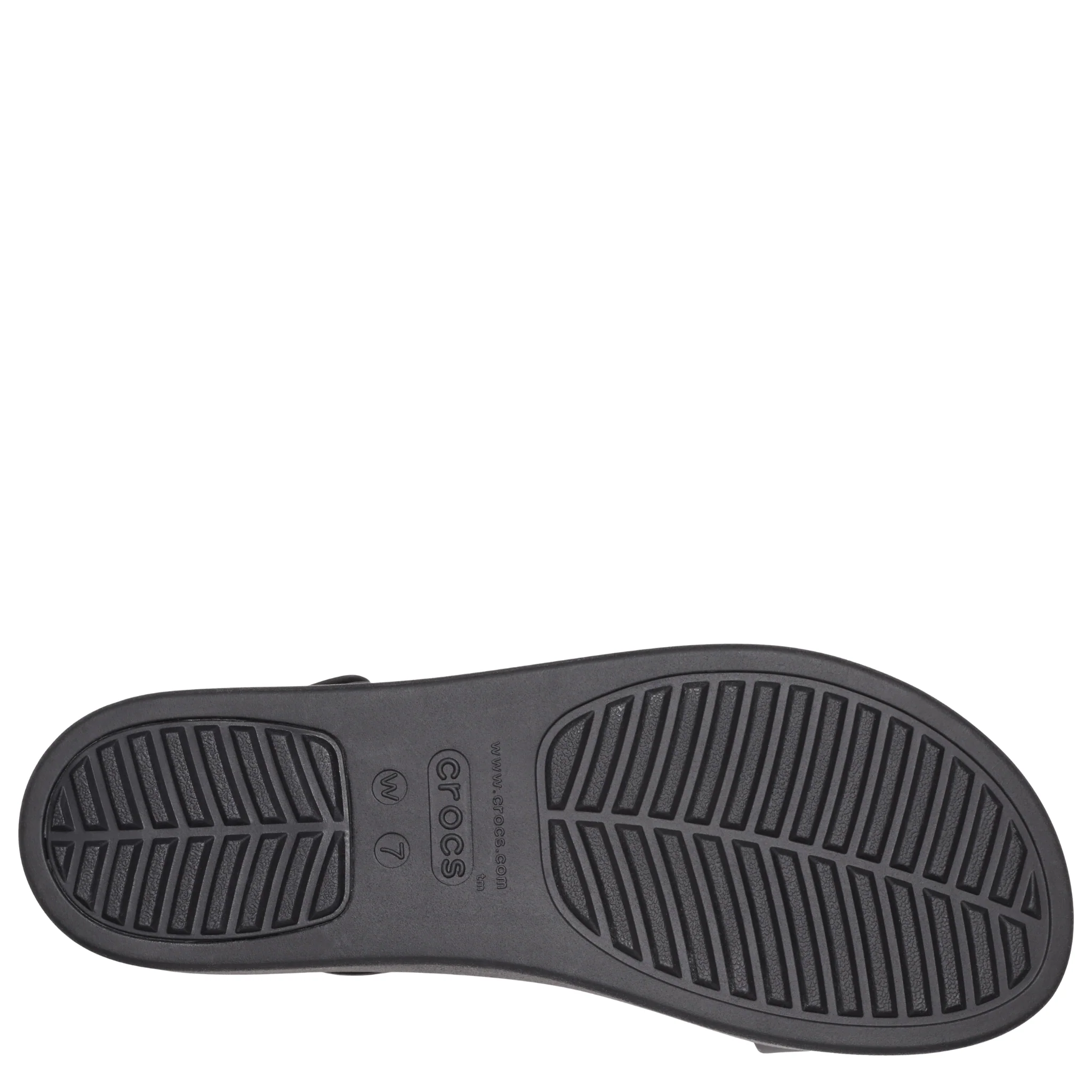 Womens Crocs Black Brooklyn Low Wedge Sandals - Image 5