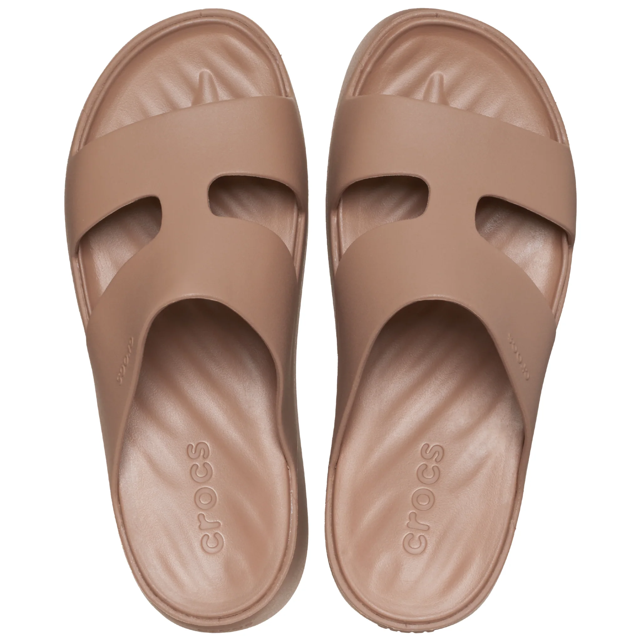 Womens Crocs Latte Getaway Platform H-Strap Sandals - Image 4