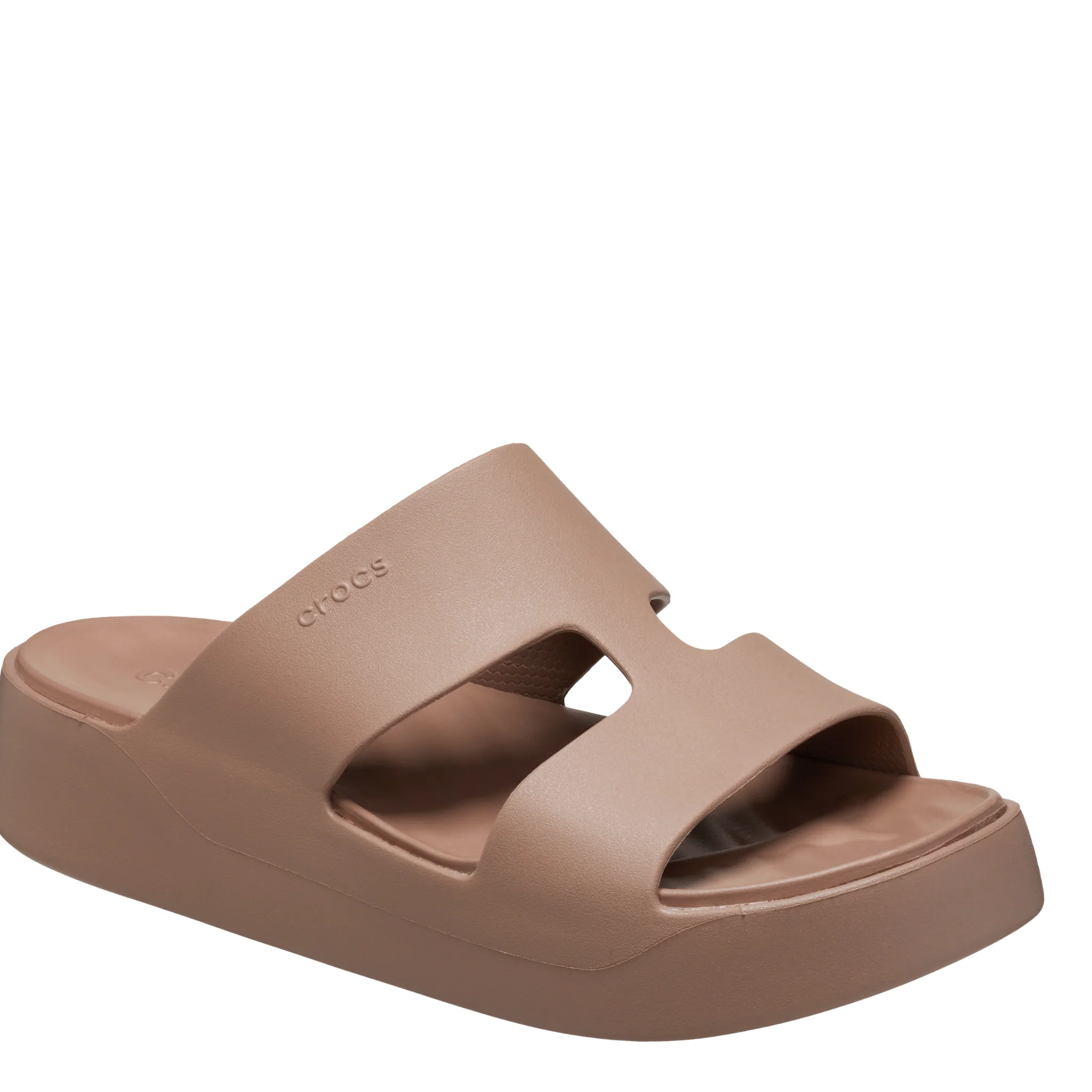 Womens Crocs Latte Getaway Platform H-Strap Sandals - Image 6