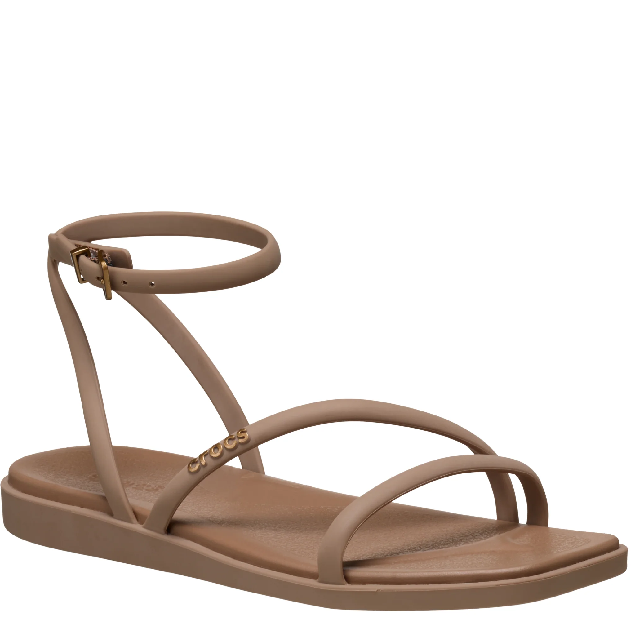 Womens Crocs Milk Chocolate Miami Ankle Strap Sandals - Image 5