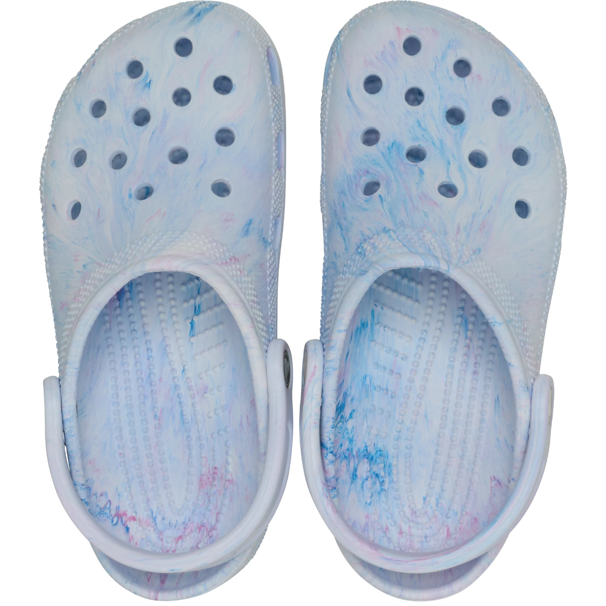 Womens Crocs Oxygen Swirl Watercolour Marbled Clogs - Image 3