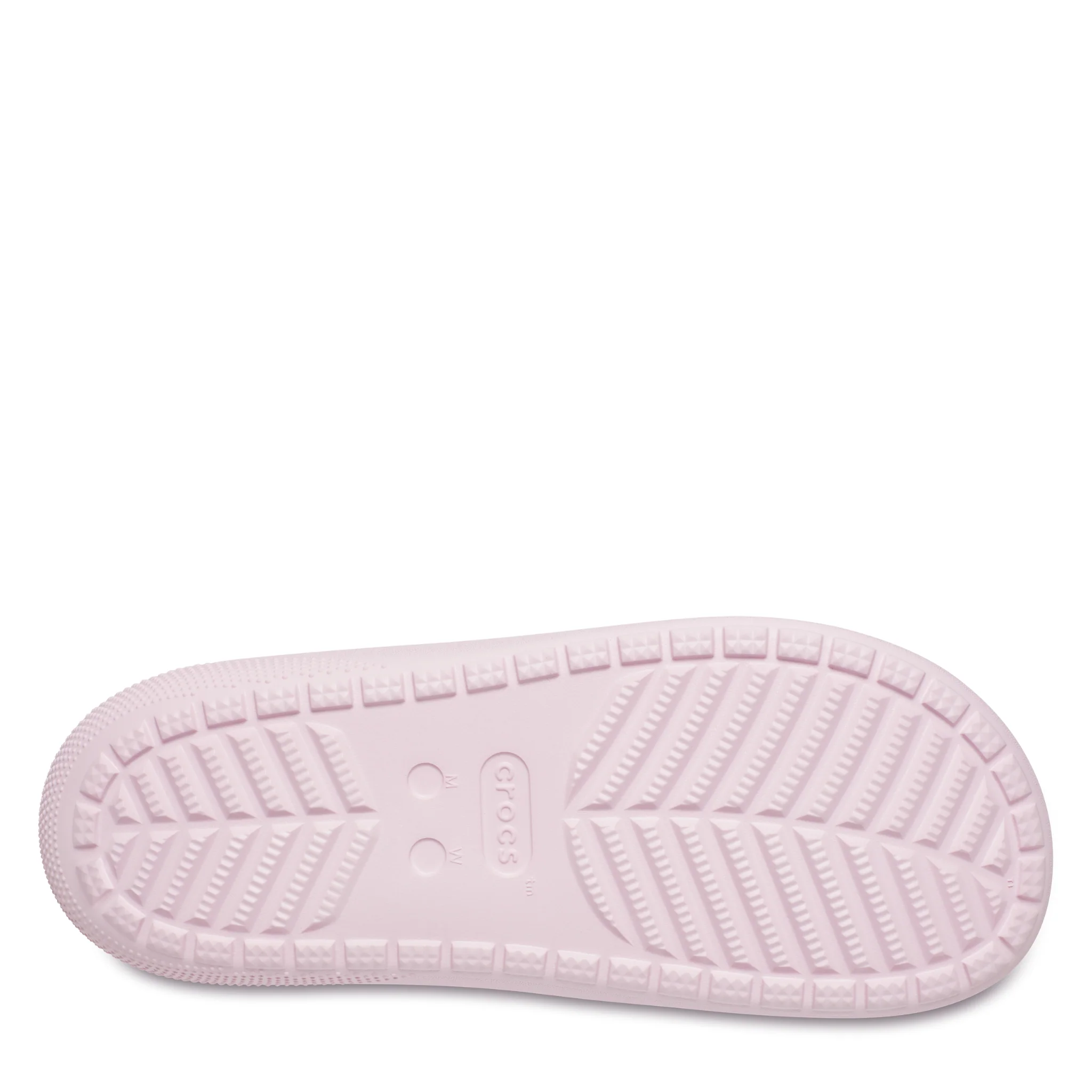Womens Crocs Pink Milk Classic Floral Cut Out Sandals - Image 7