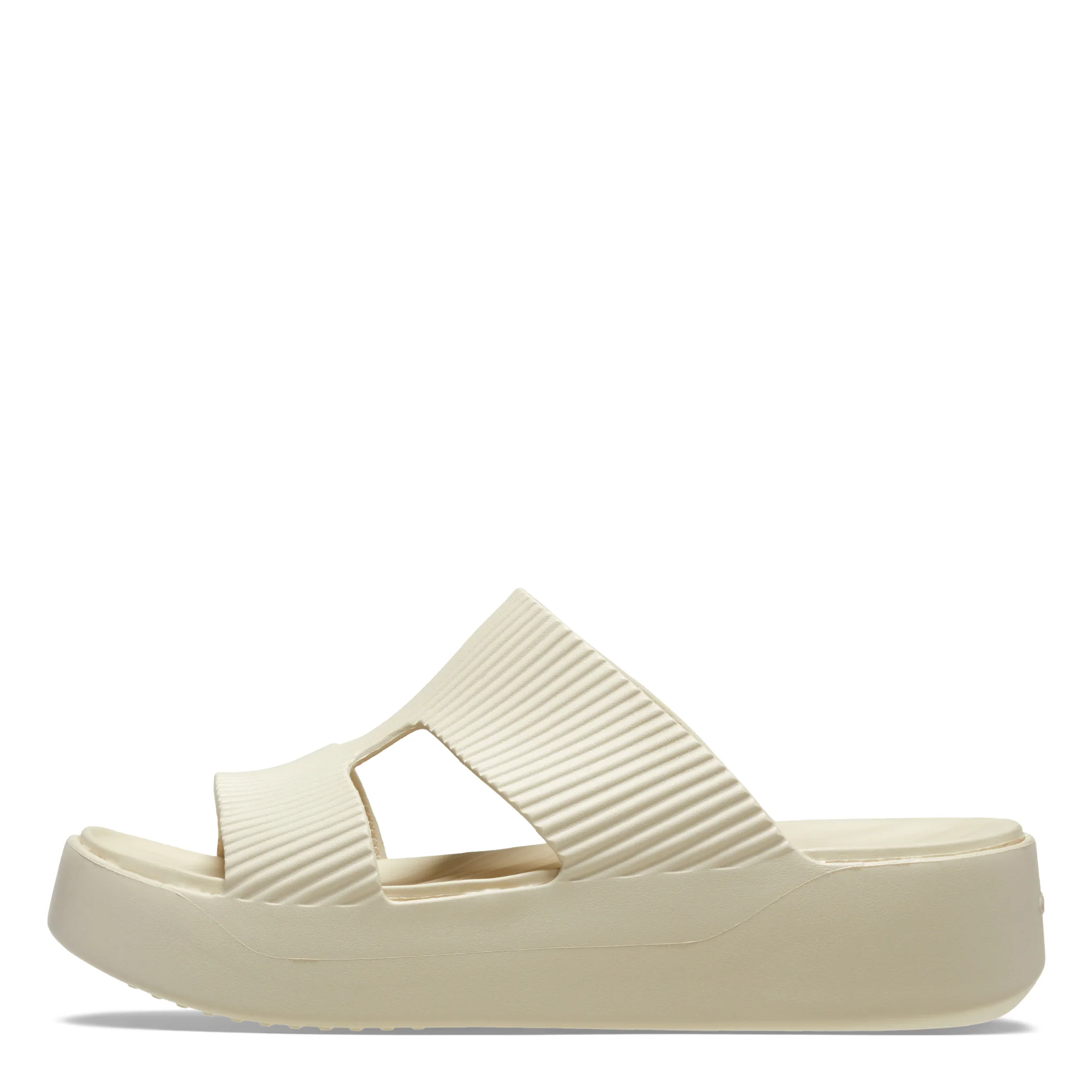 Womens Crocs Sandstone Getaway Groove Platform H-Strap Sandals - Image 4