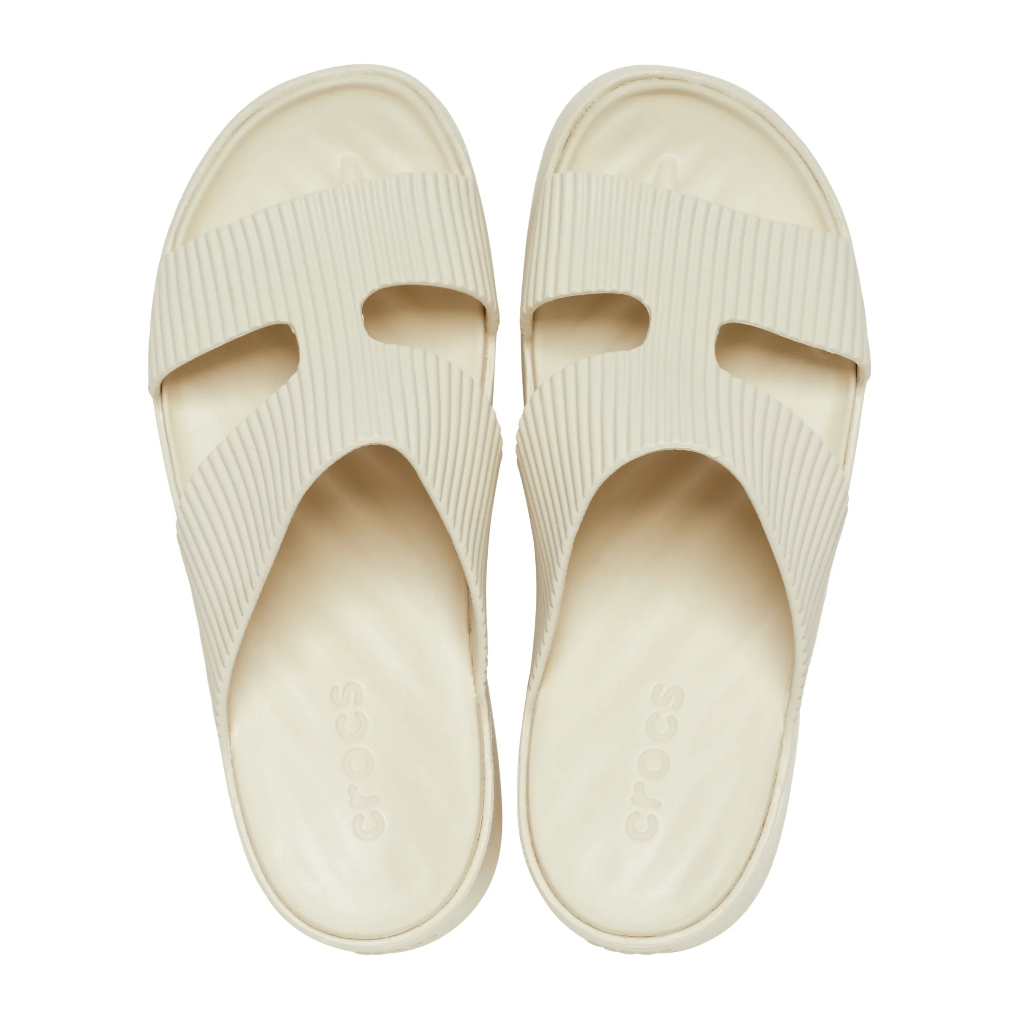 Womens Crocs Sandstone Getaway Groove Platform H-Strap Sandals - Image 5
