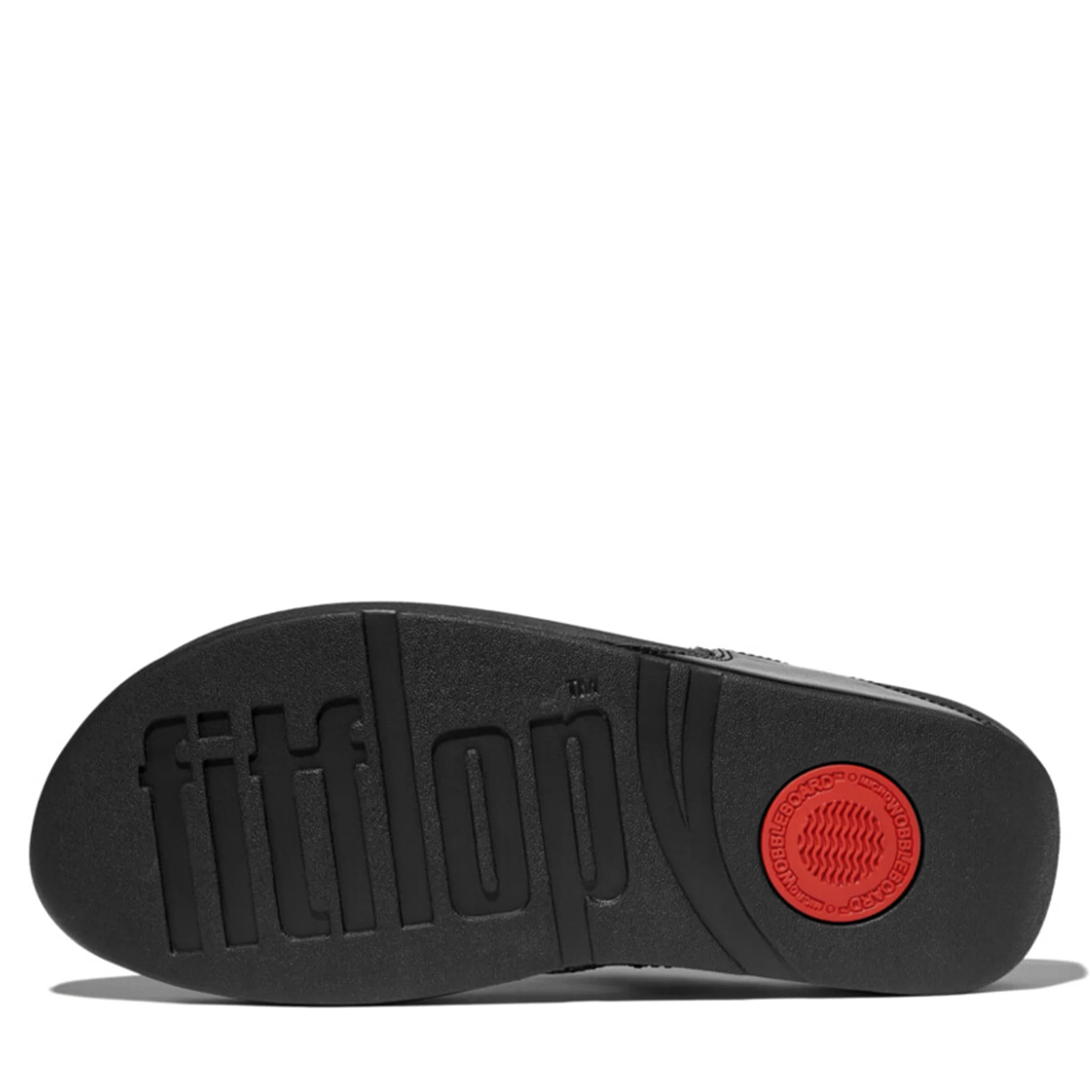 Womens FitFlop All Black Lulu Crystal Mix Toe Post Sandals - Image 5