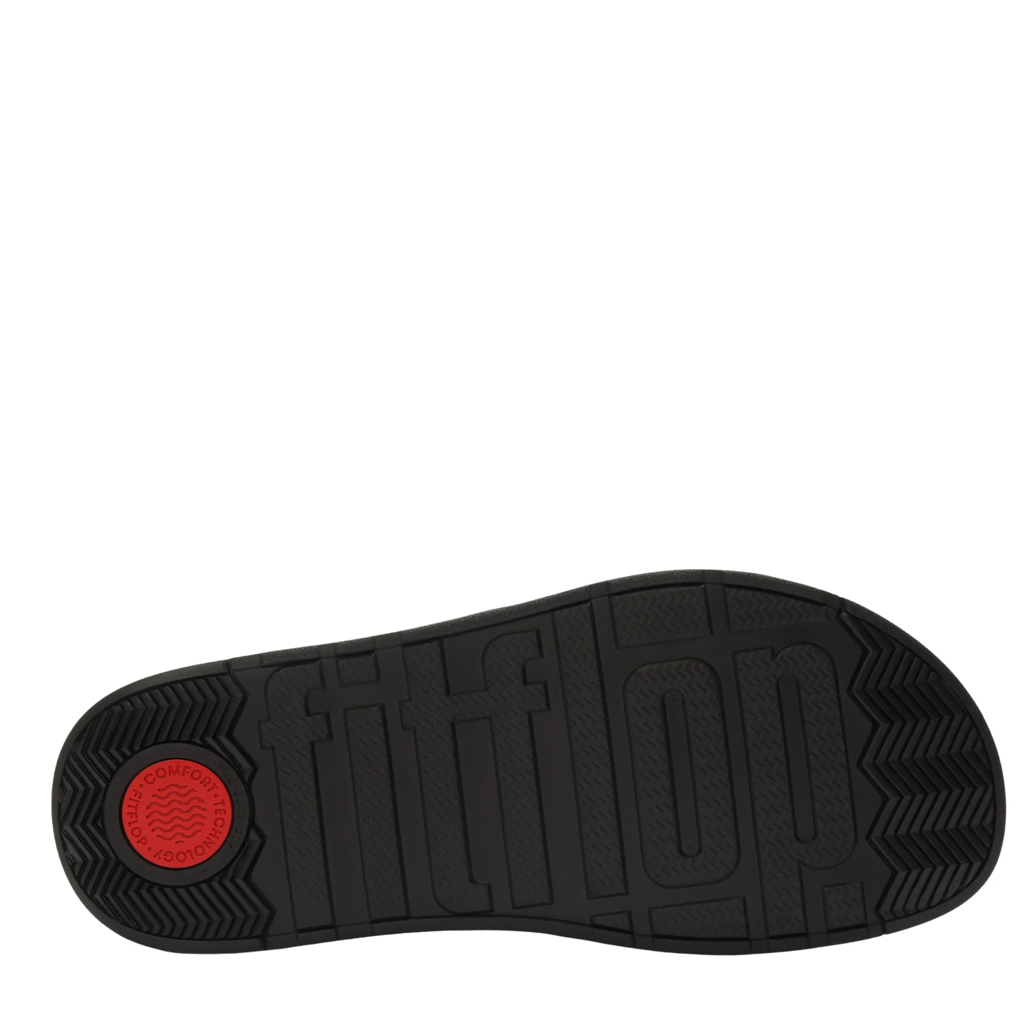 Womens FitFlop Black Graphic-Weave Gen-FF Buckle Slide Sandals - Image 5
