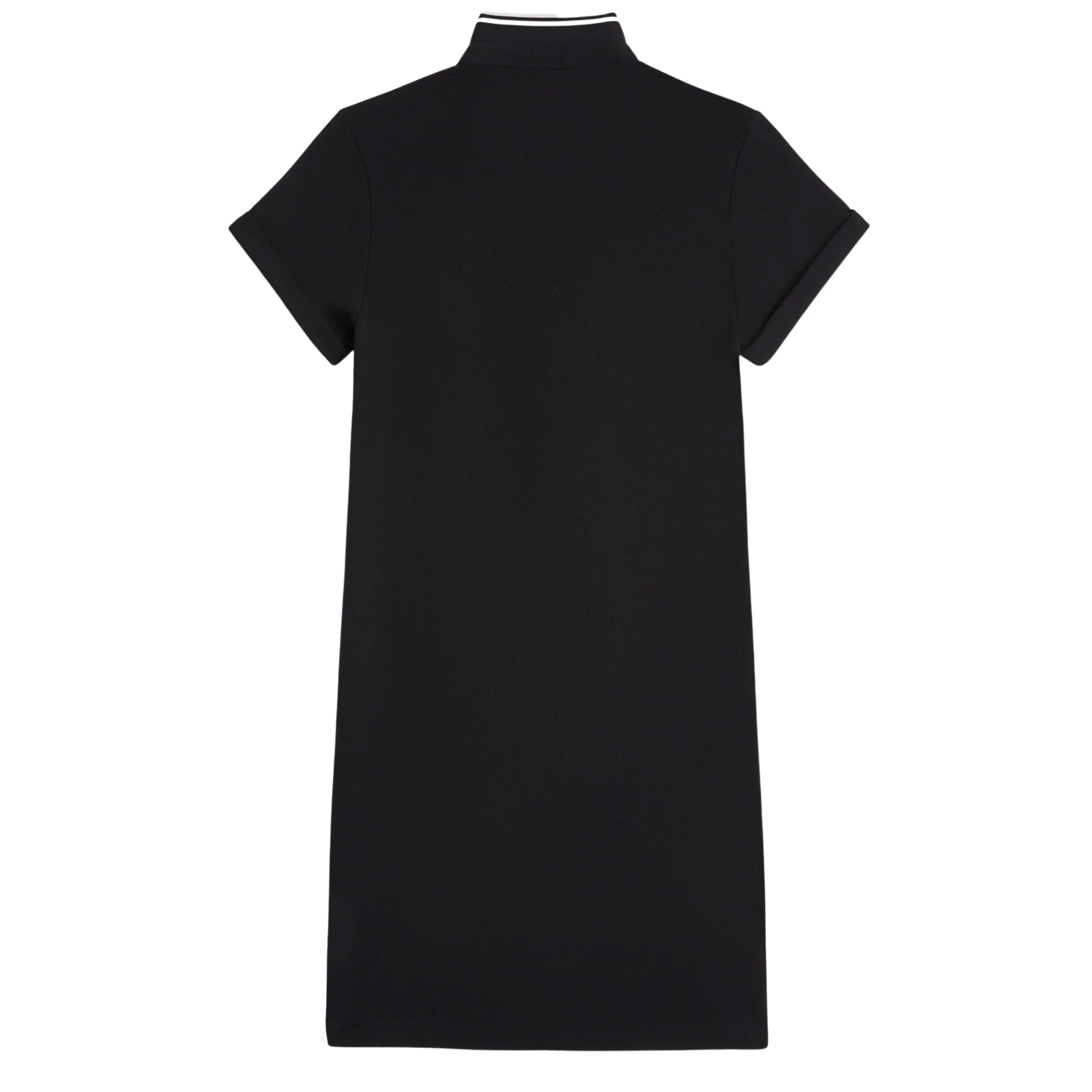Womens Fred Perry x AW Black Tipped Polo Dress - Image 3